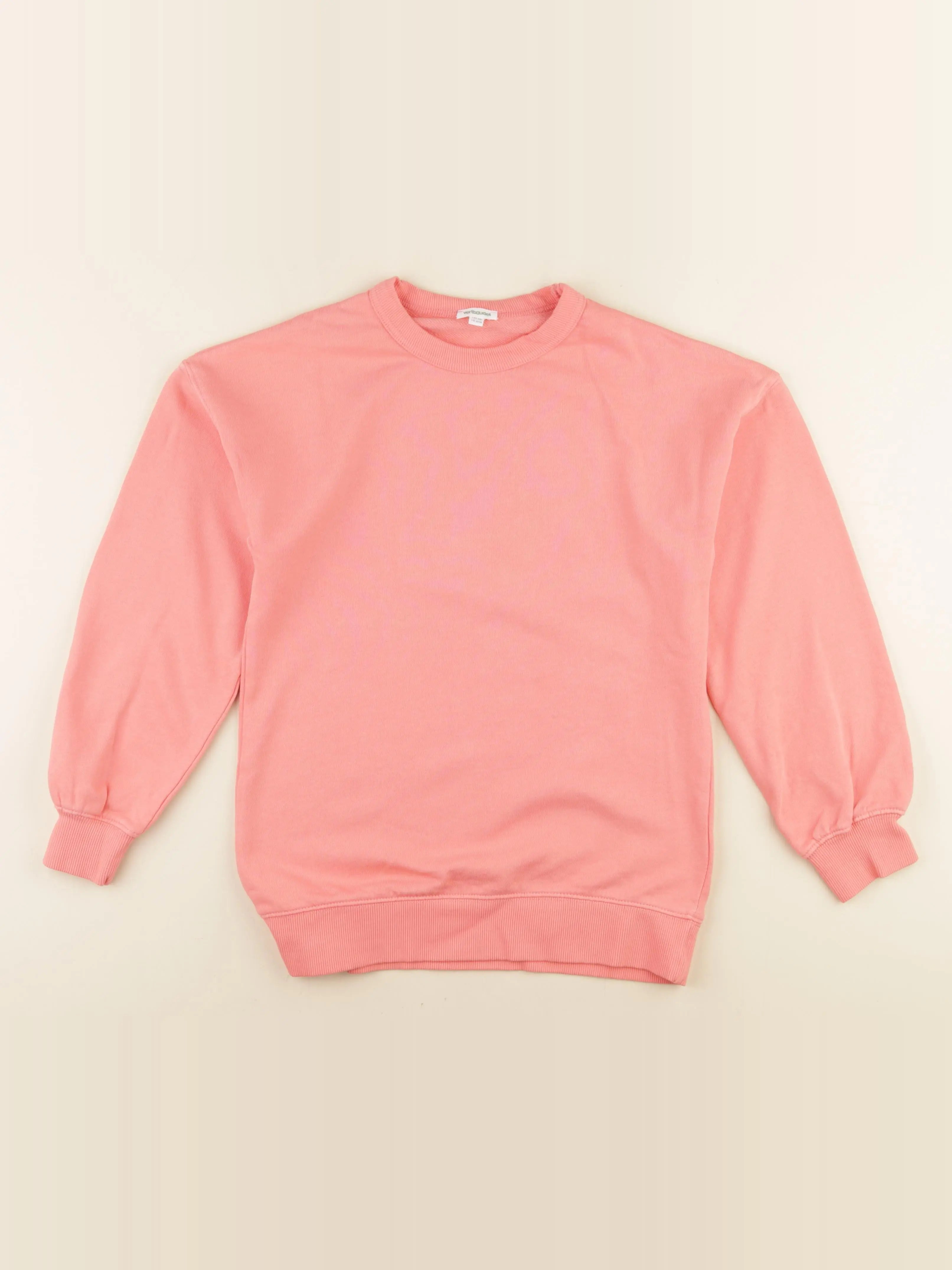 Vertbaudet - sweat imprimé au dos orange - 14 ans