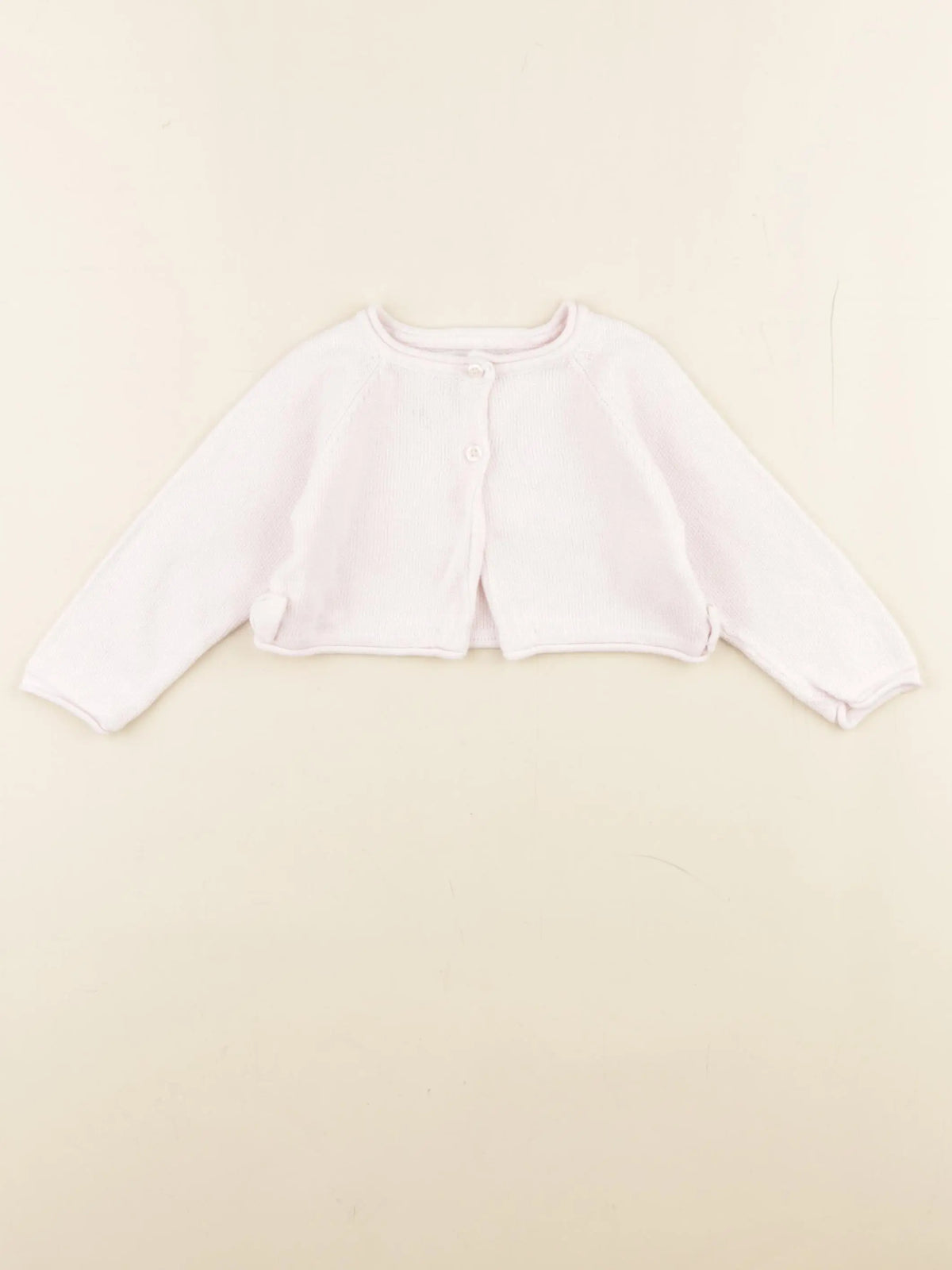 Cadet Rousselle - gilet rose - 6 mois