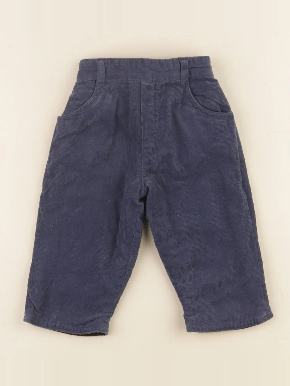 Tartine & Chocolat - pantalon réversible, doublé bleu - 3 mois