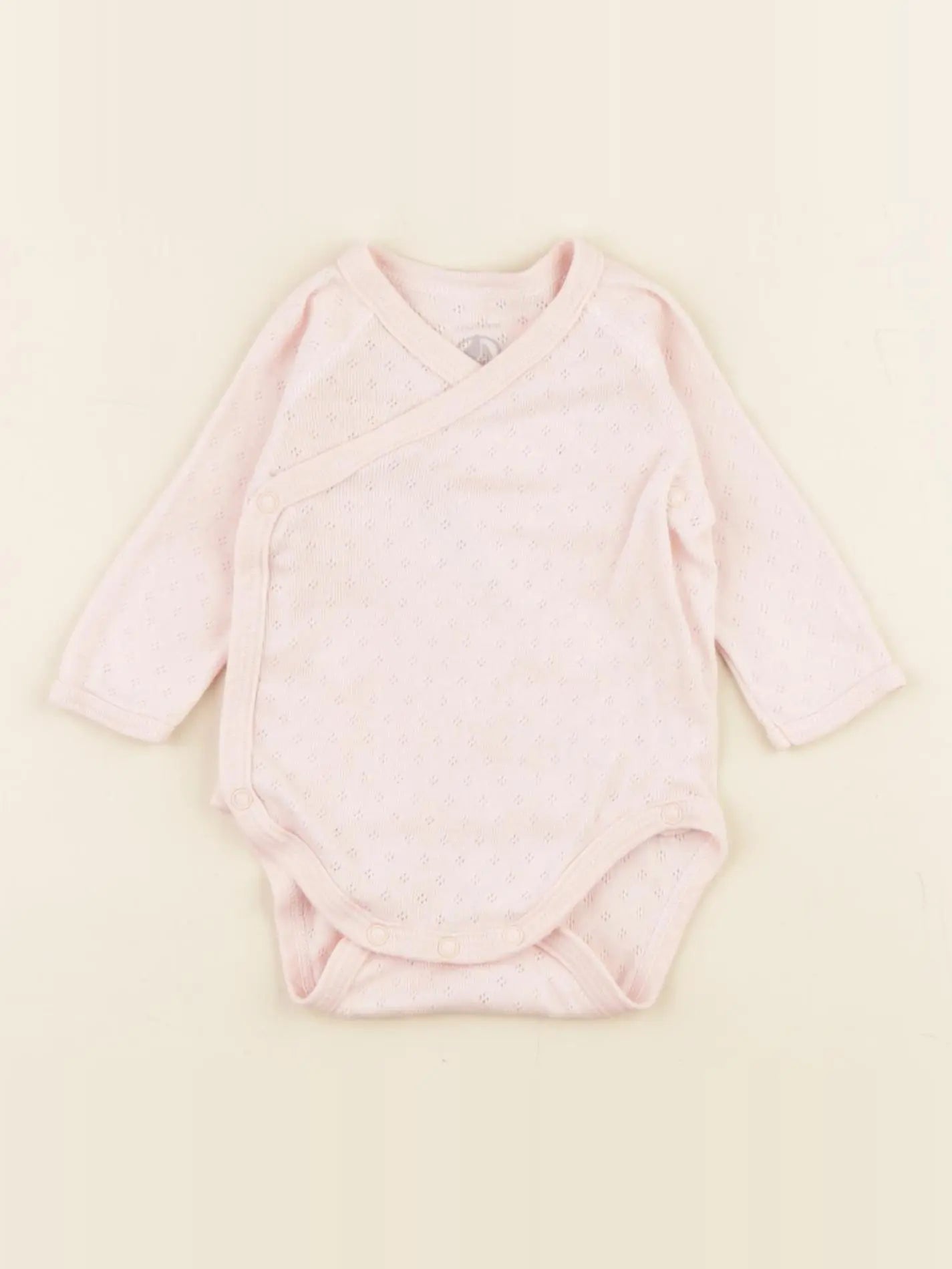 Petit Bateau - body rose - 1 mois