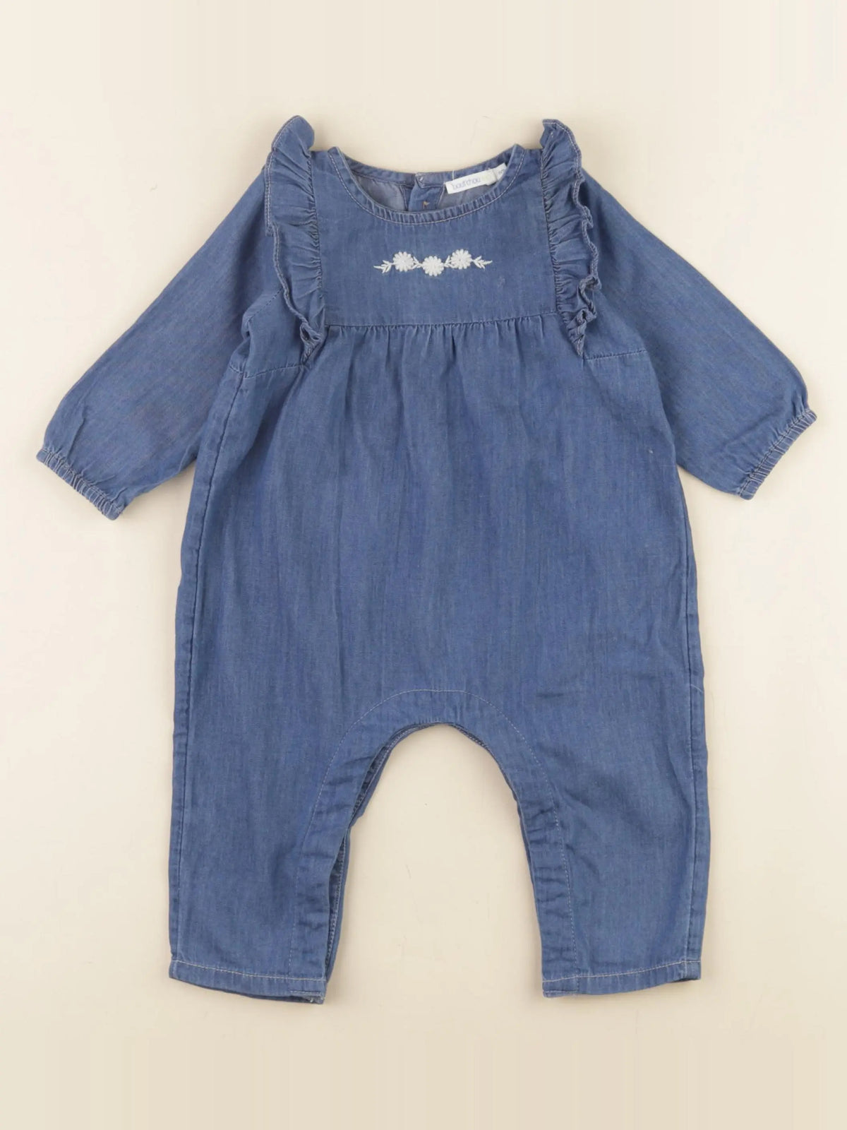 Boutchou - combinaison bleu - 6 mois