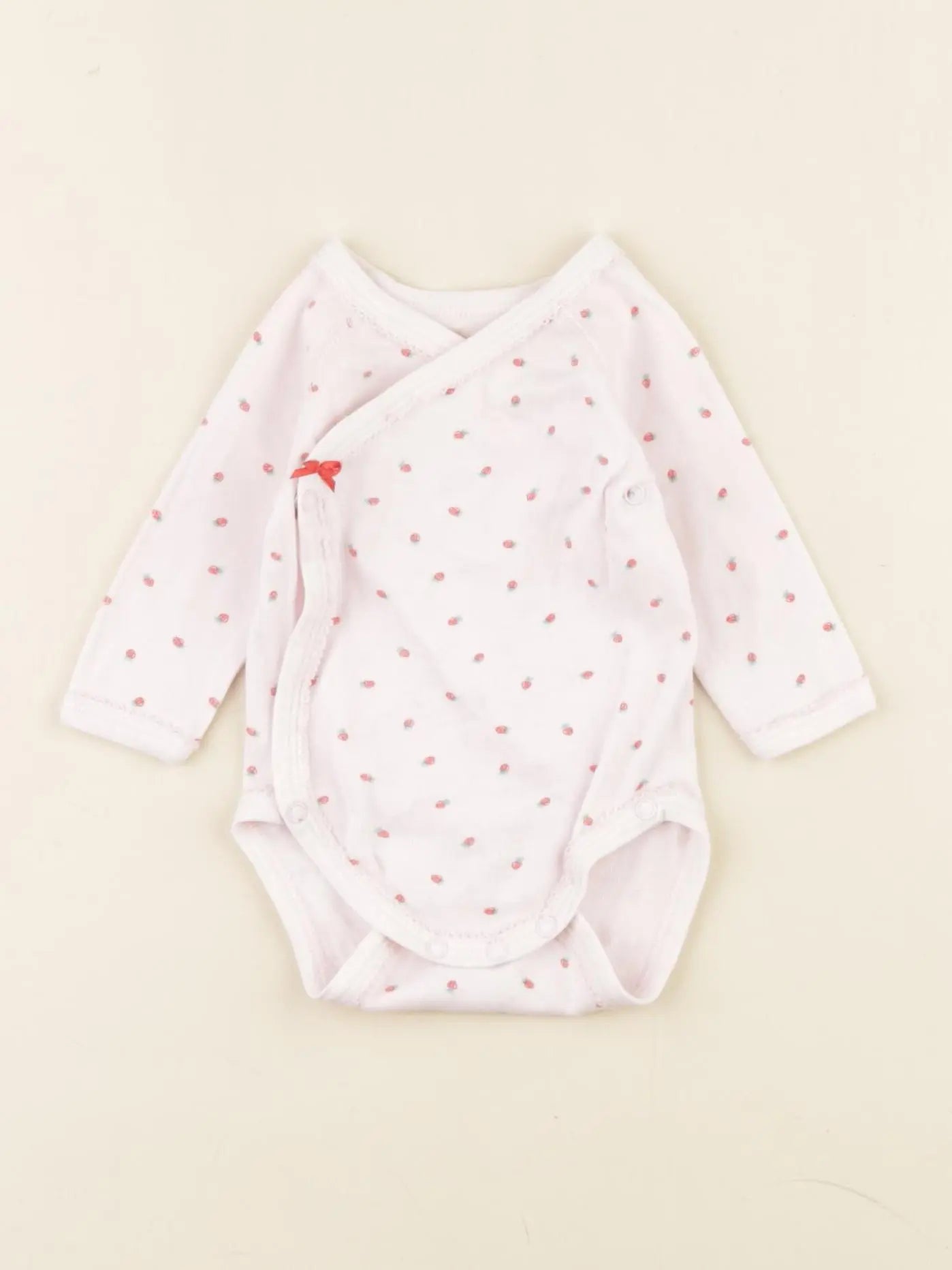 Petit Bateau - body rose - 1 mois