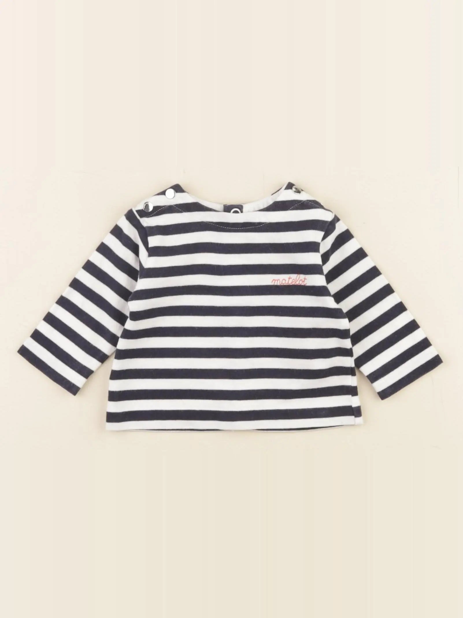 Jacadi - tee-shirt bleu - 1 mois