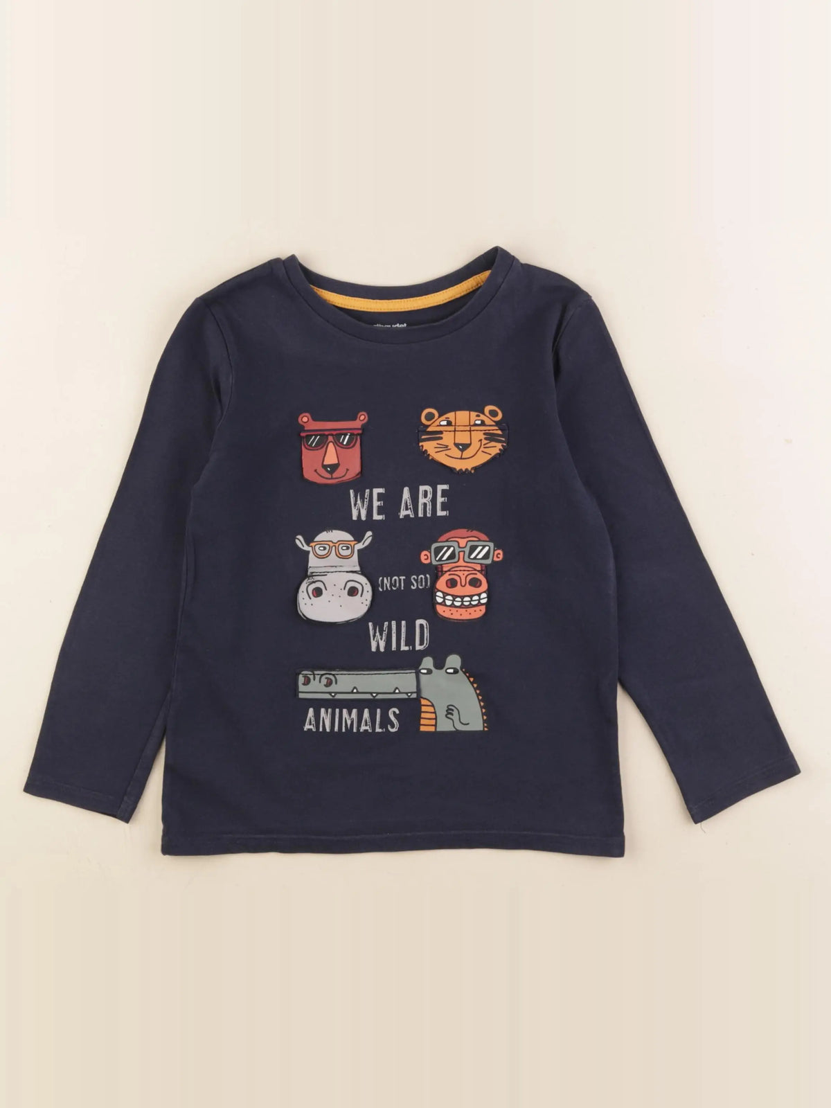 Vertbaudet - tee-shirt bleu - 6 ans