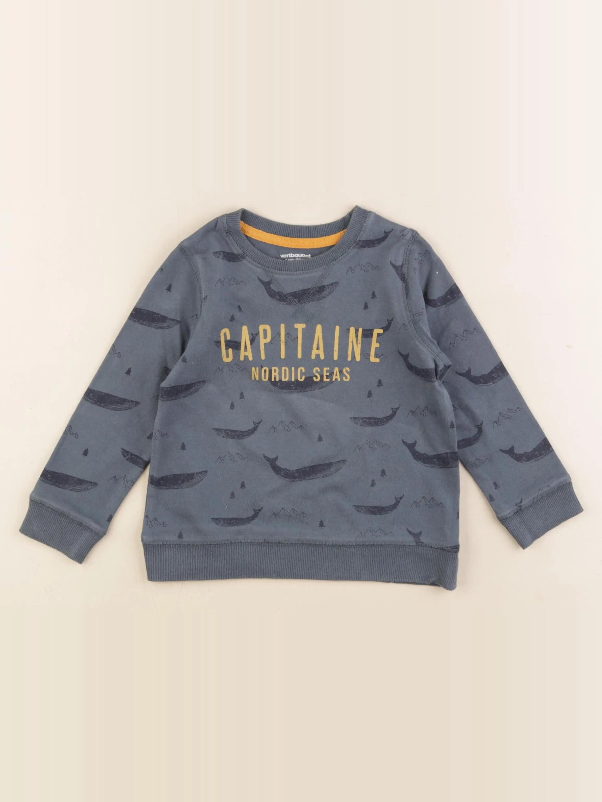 Vertbaudet - tee-shirt bleu - 3 ans