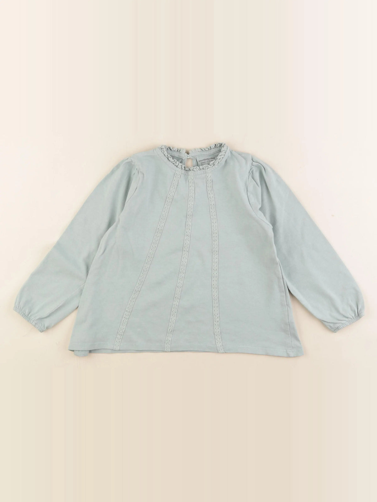 Vertbaudet - tee-shirt vert - 6 ans