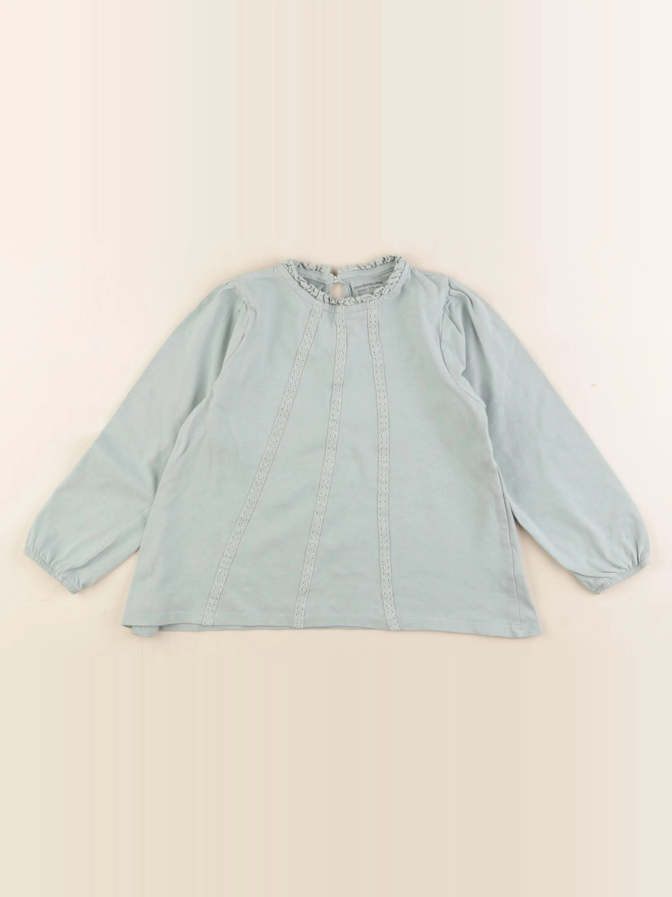 Vertbaudet - tee-shirt vert - 6 ans