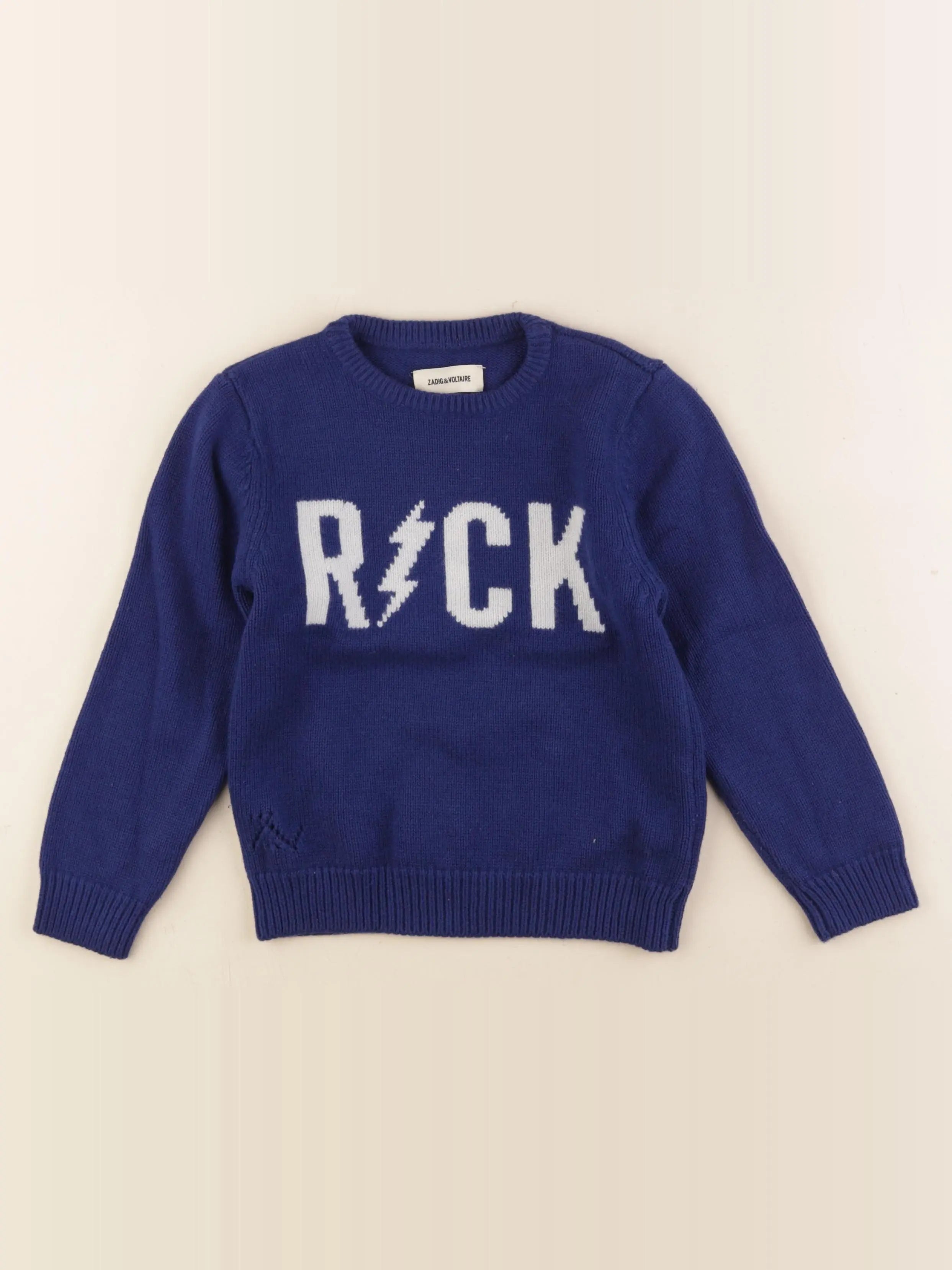 Zadig & Voltaire - pull bleu - 6 ans