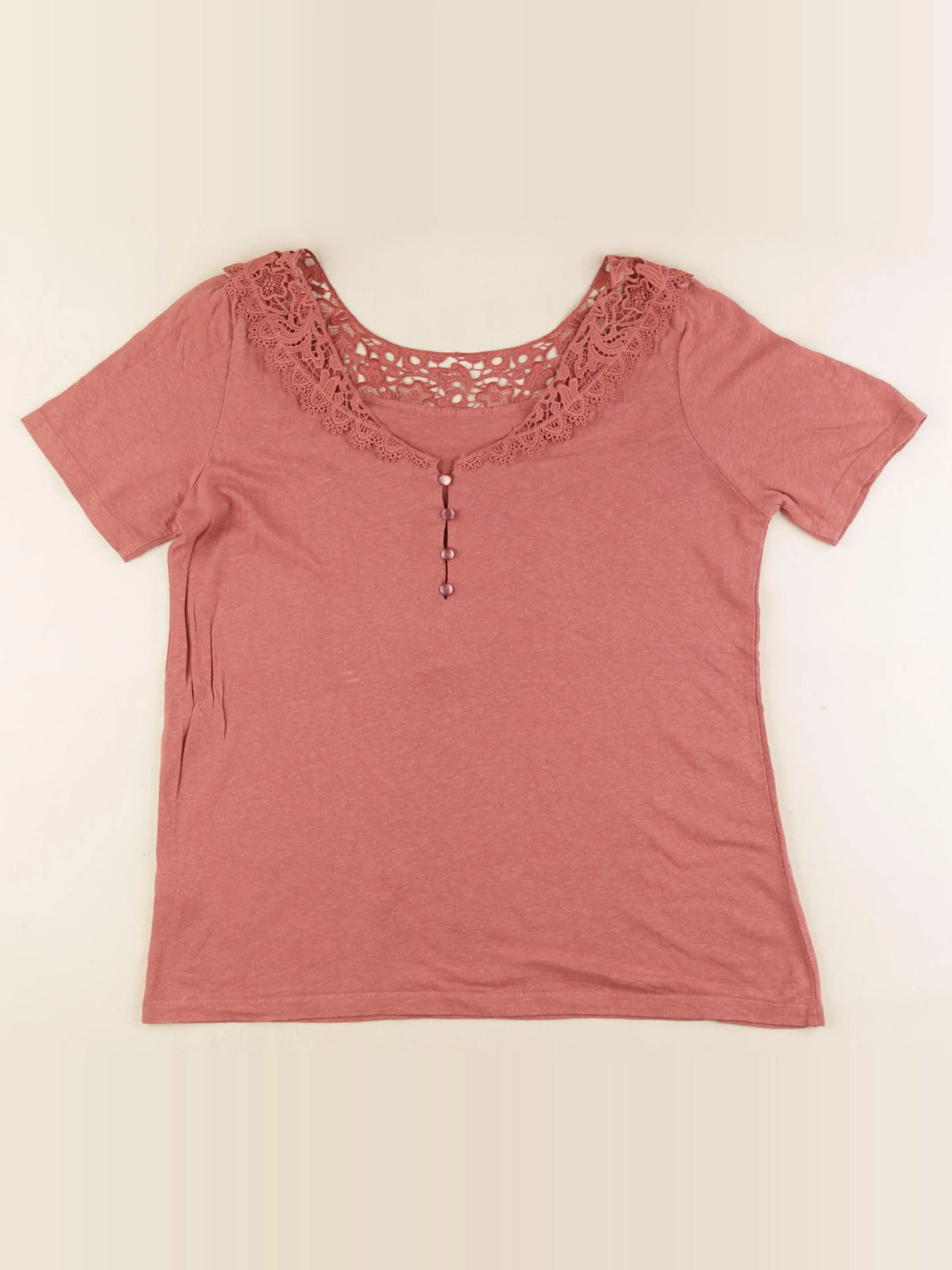 Vertbaudet - tee-shirt grossesse rose - 34 à 36