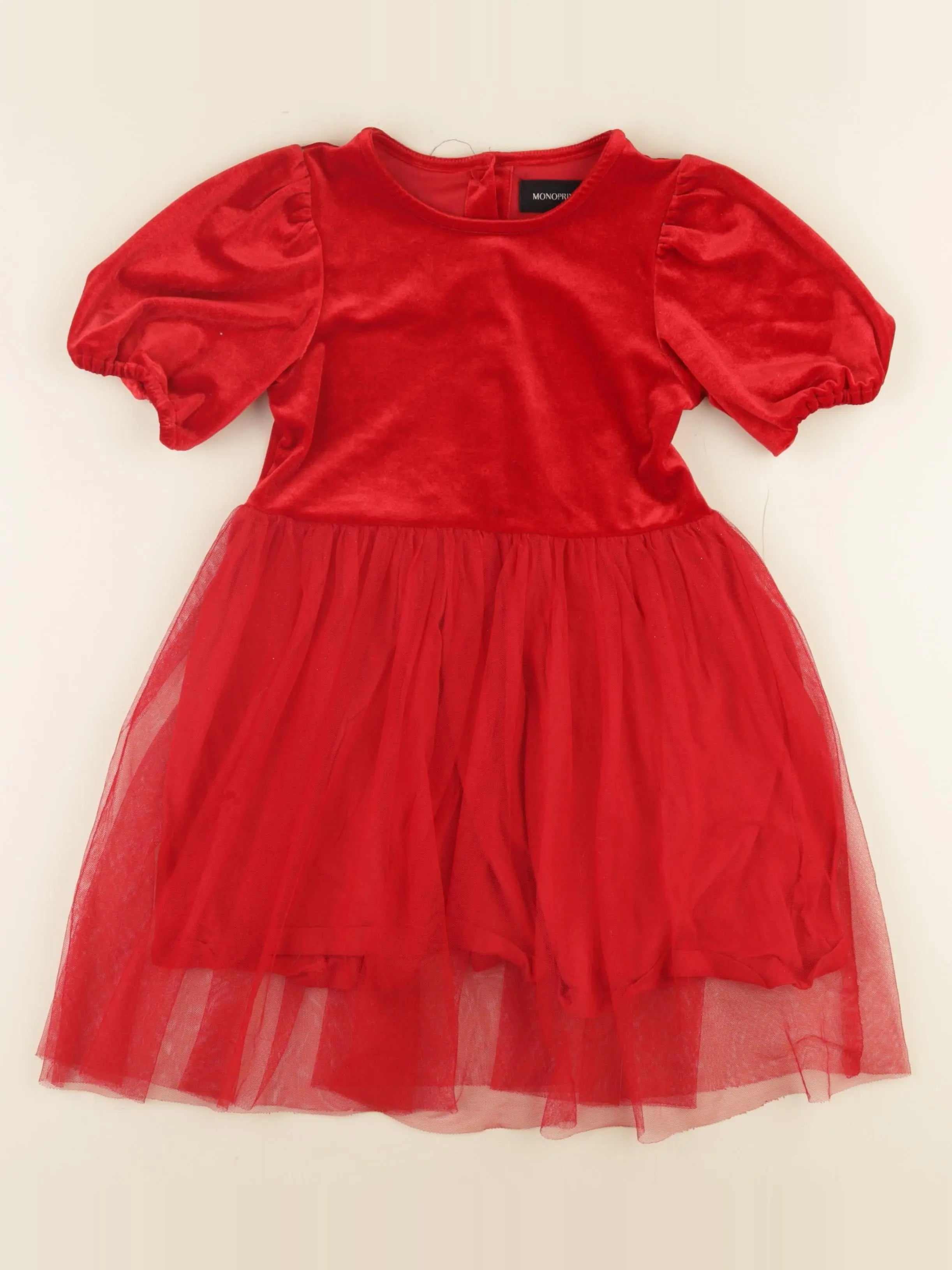 Monoprix - robe rouge - 6 ans