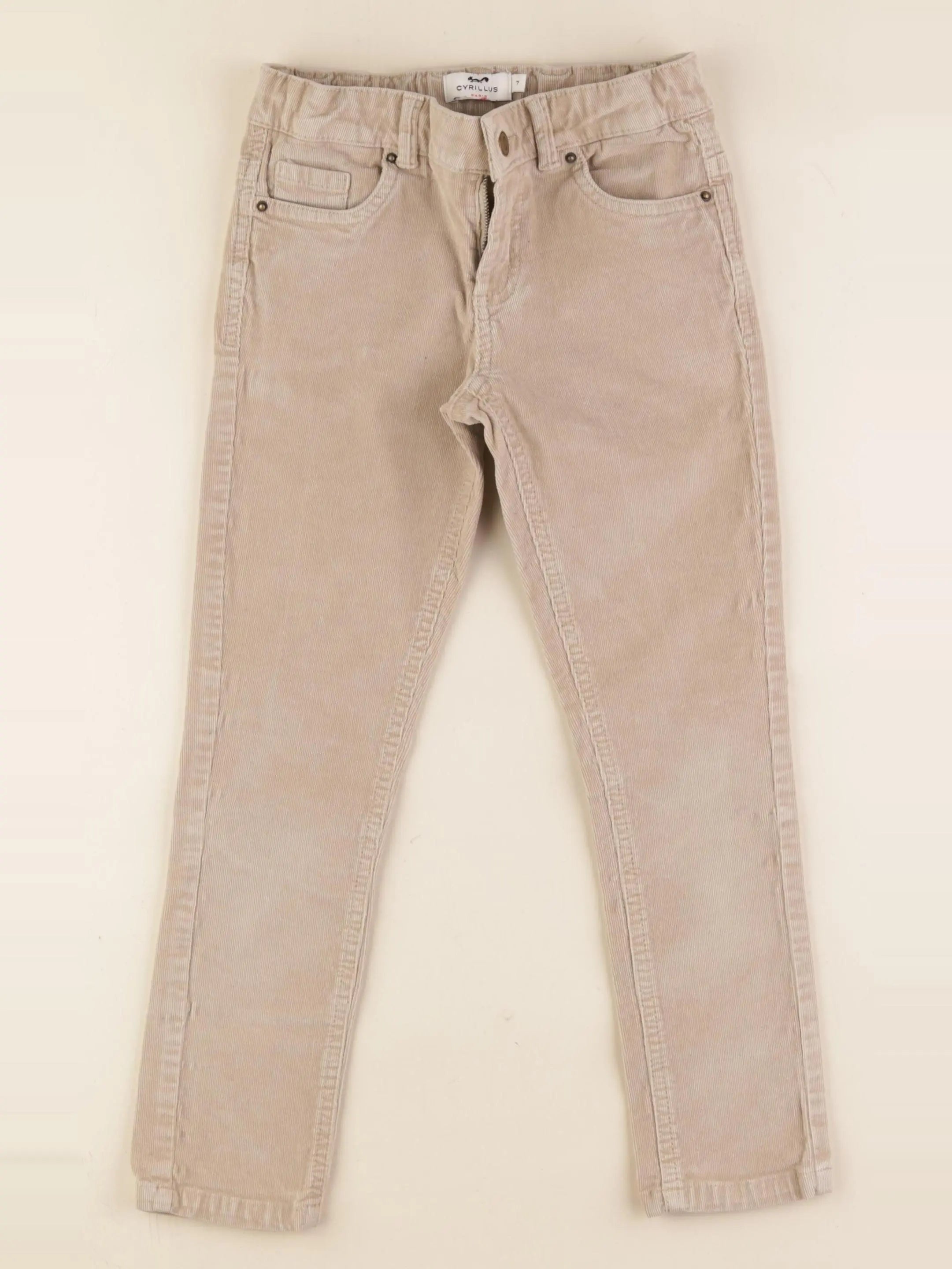 Cyrillus - pantalon beige - 7 ans