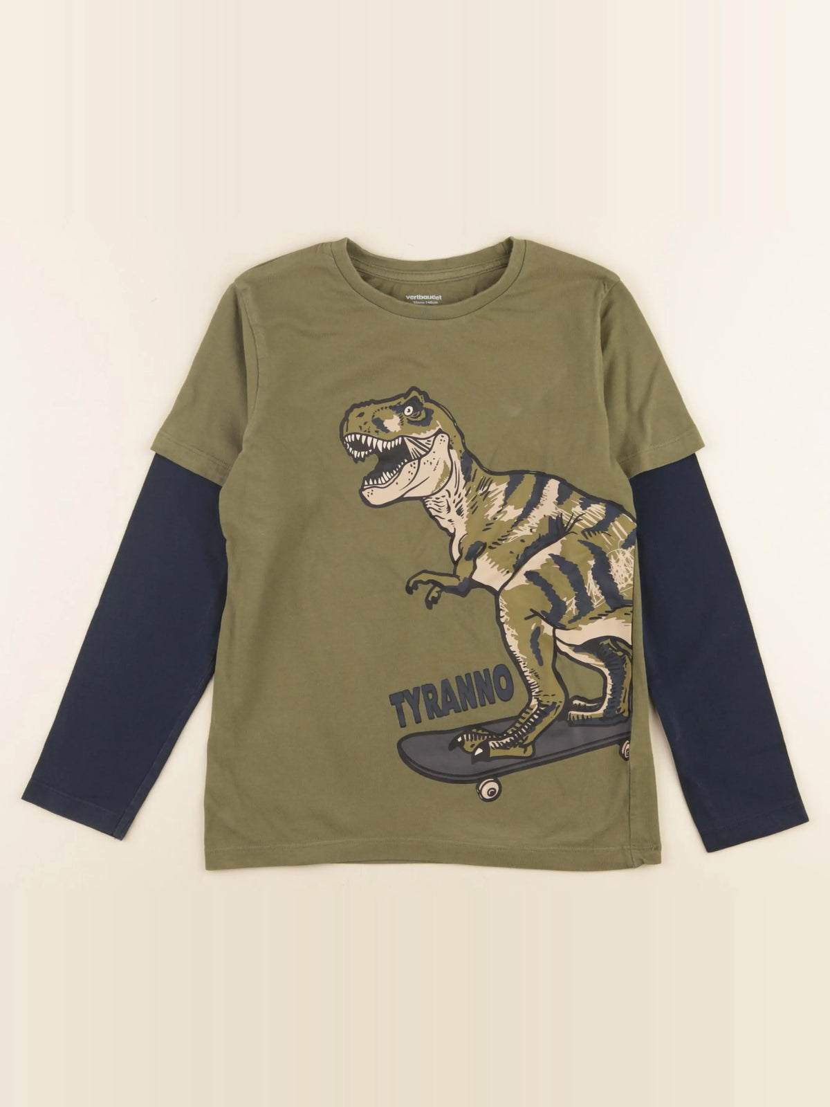 Vertbaudet - tee-shirt multicolore - 10 ans