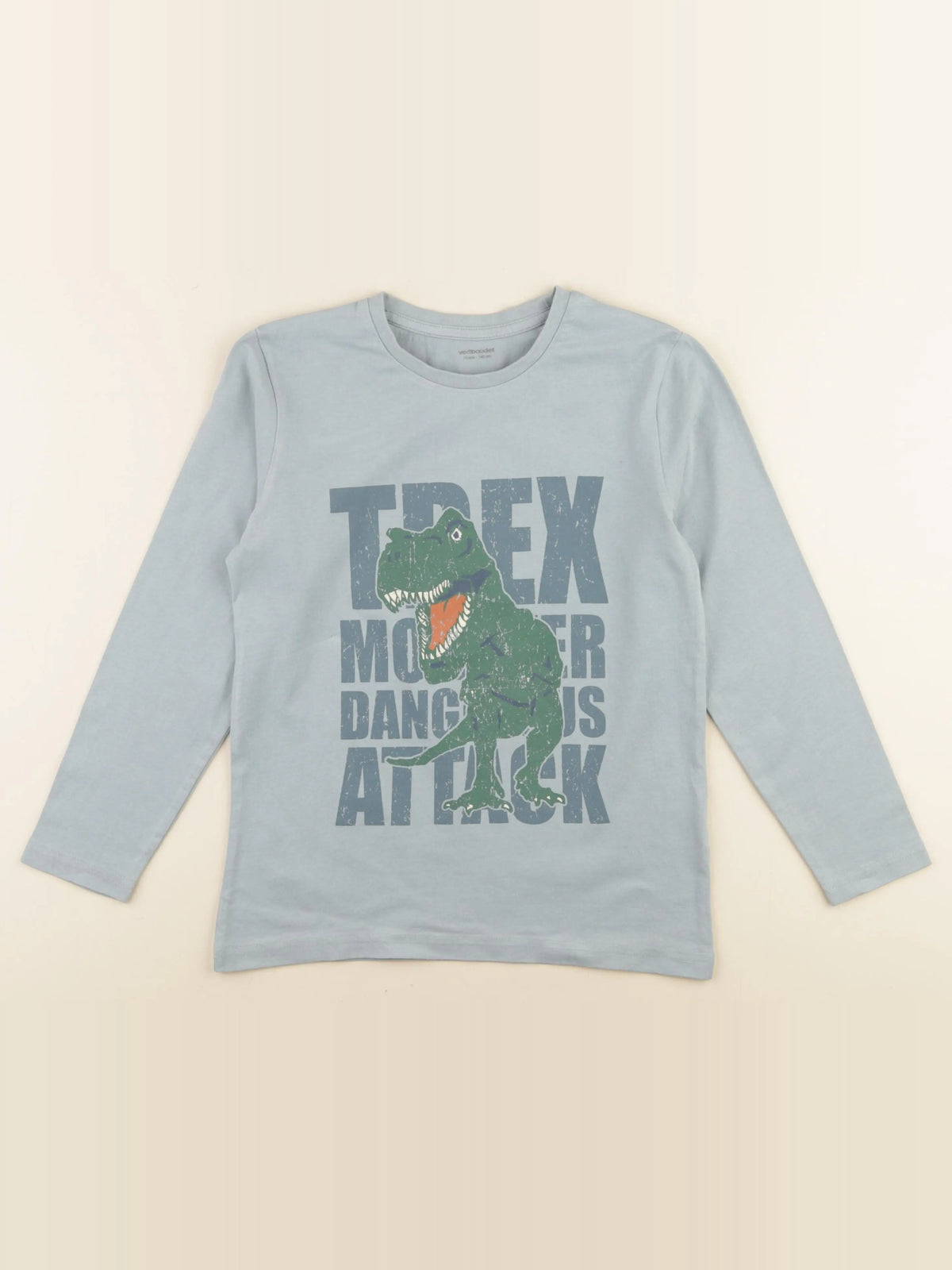 Vertbaudet - tee-shirt bleu - 10 ans