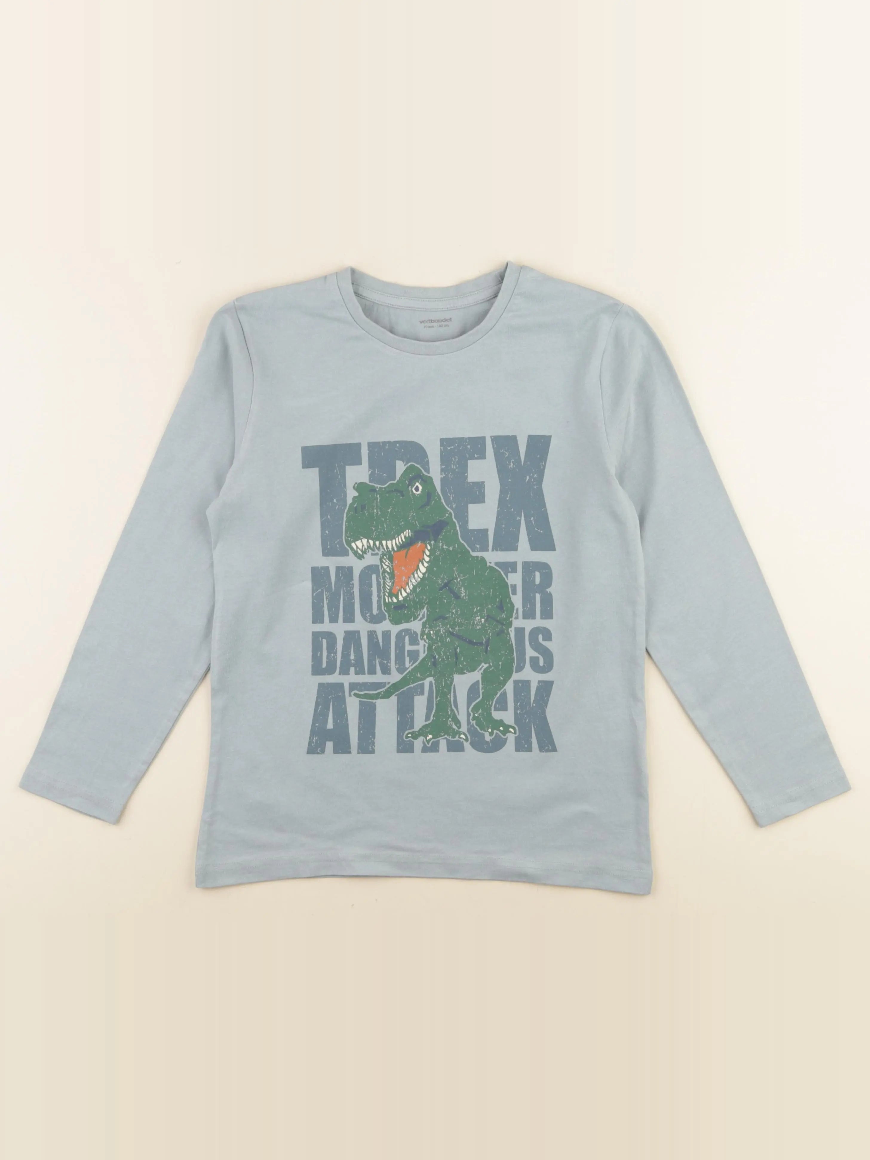 Vertbaudet - tee-shirt bleu - 10 ans