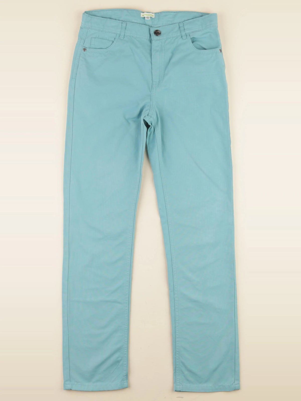 Vertbaudet - pantalon vert - 12 ans
