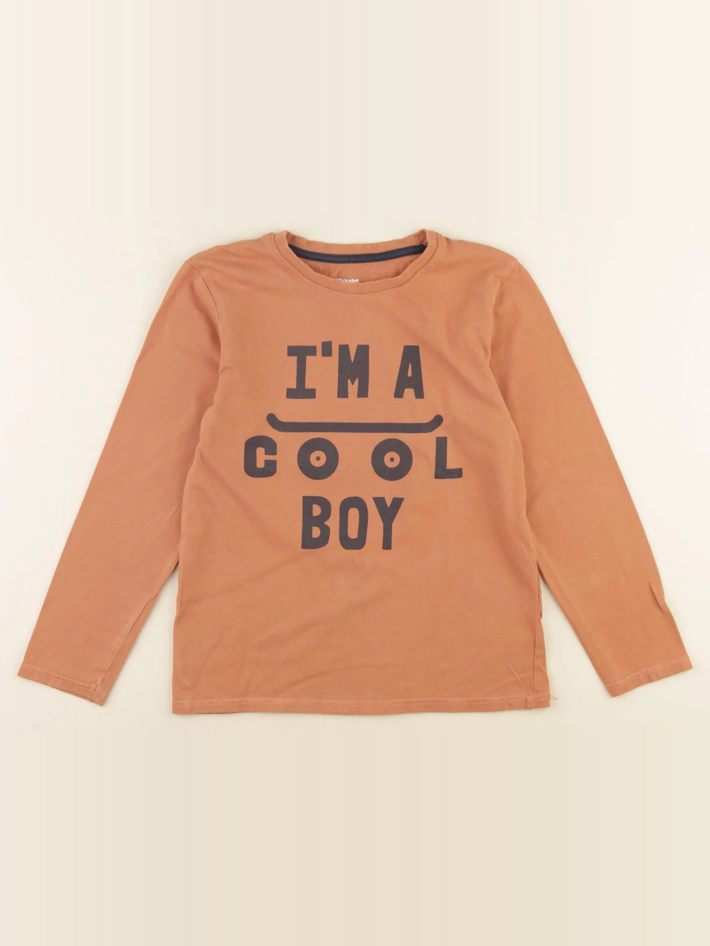 Vertbaudet - tee-shirt orange - 10 ans