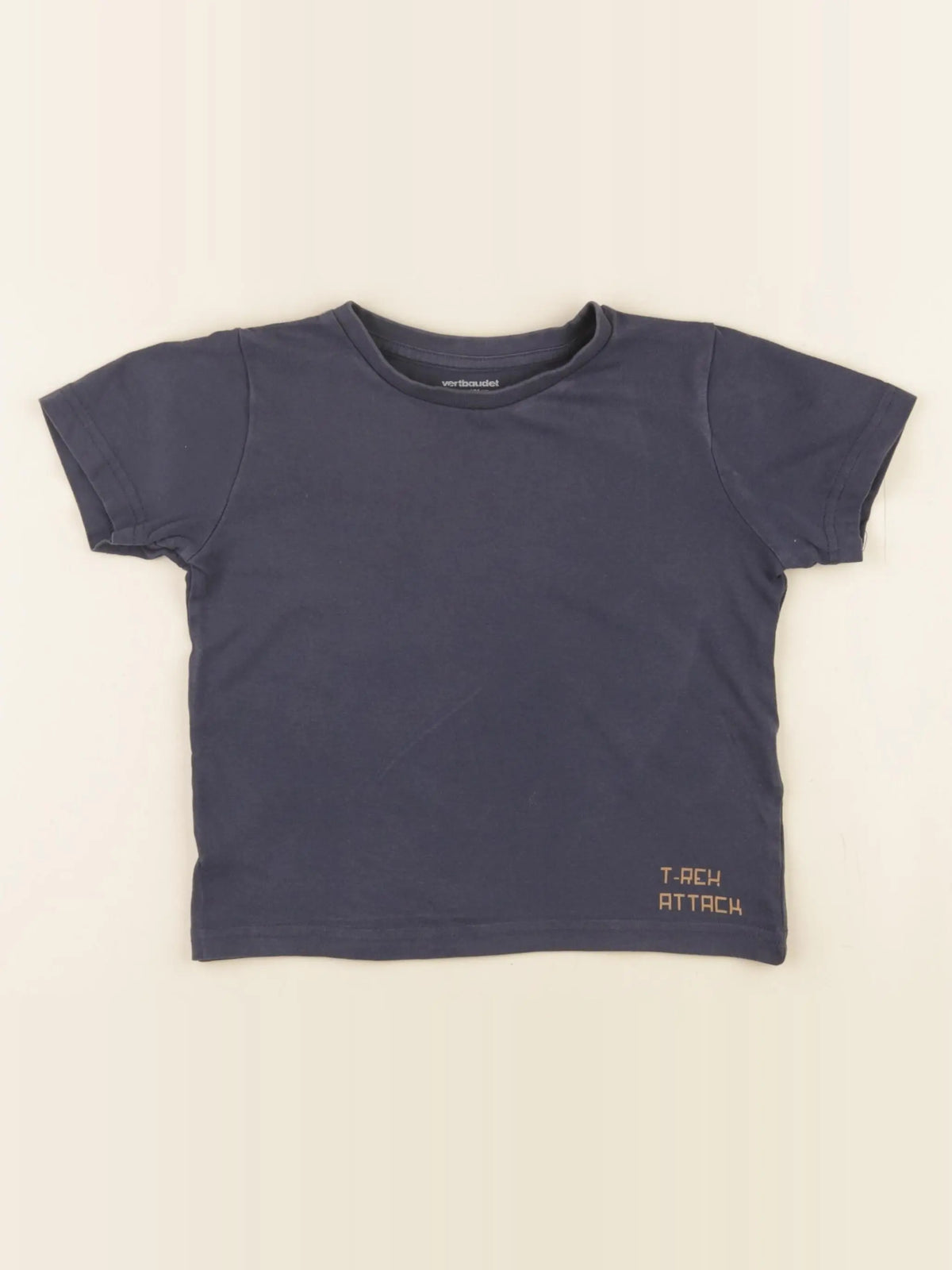 Vertbaudet - tee-shirt bleu - 4 ans