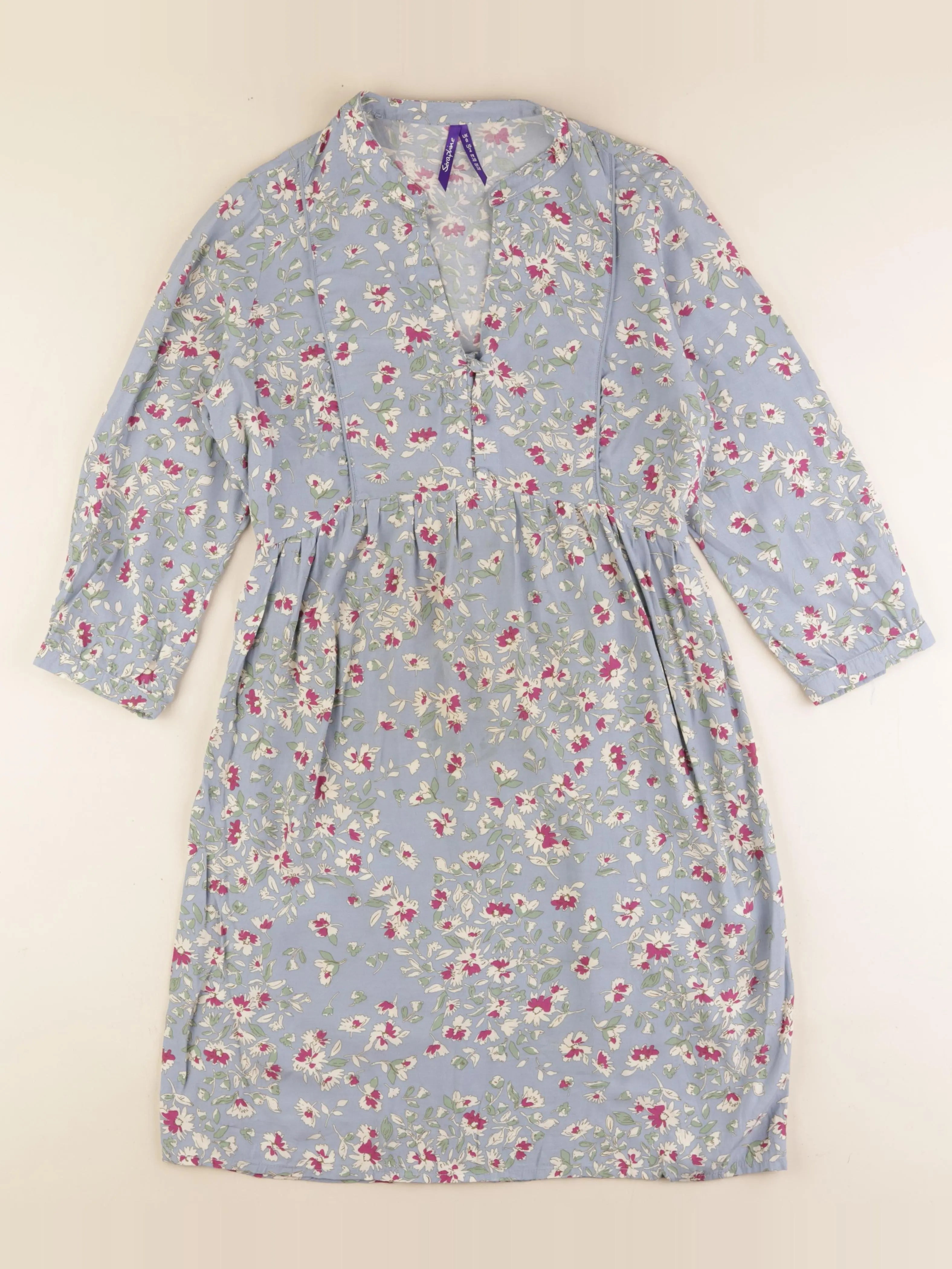 Seraphine - robe grossesse bleu - 36