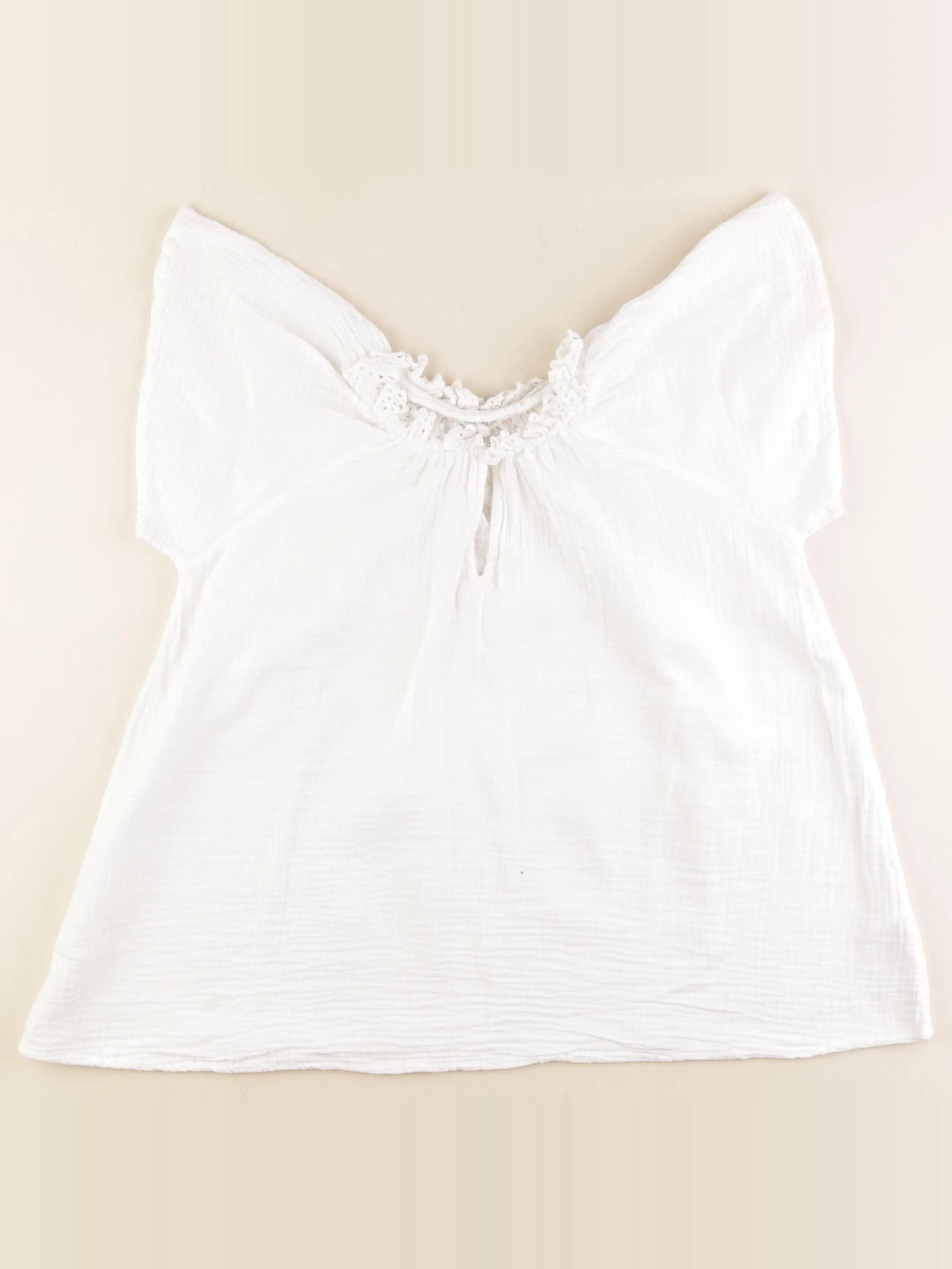 Vertbaudet - blouse blanc - 14 ans