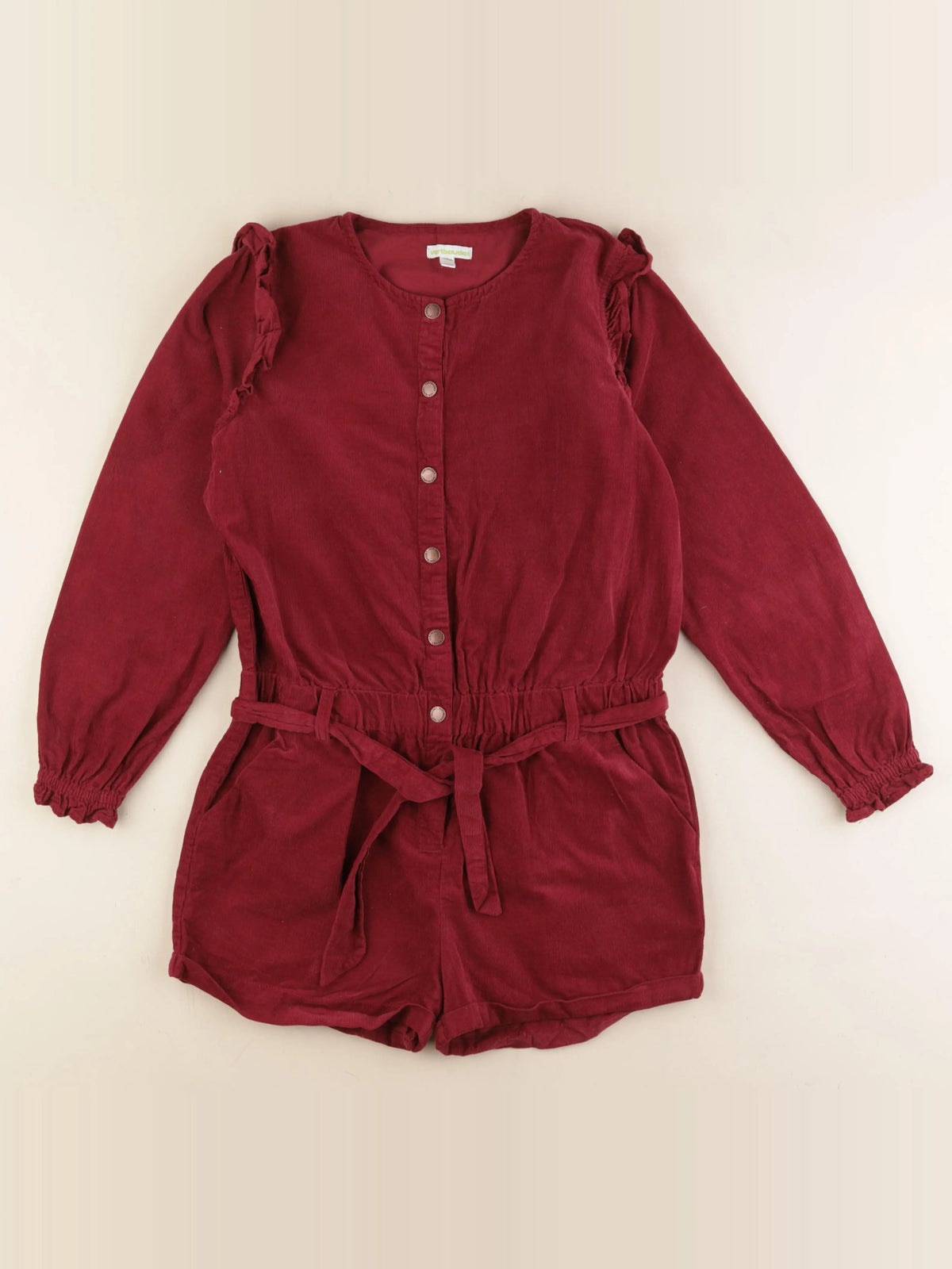 Vertbaudet - combinaison rouge - 14 ans