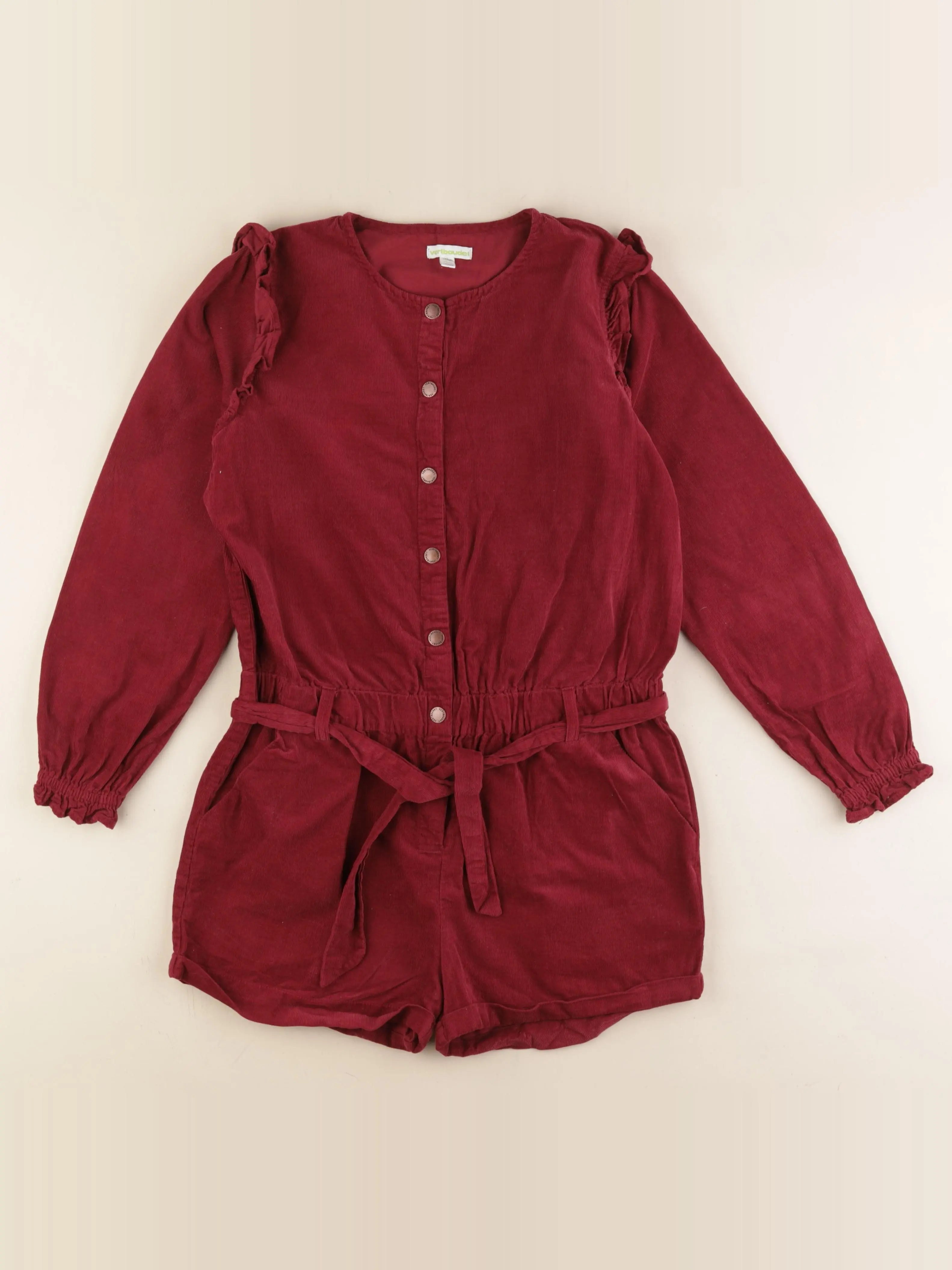 Vertbaudet - combinaison rouge - 14 ans