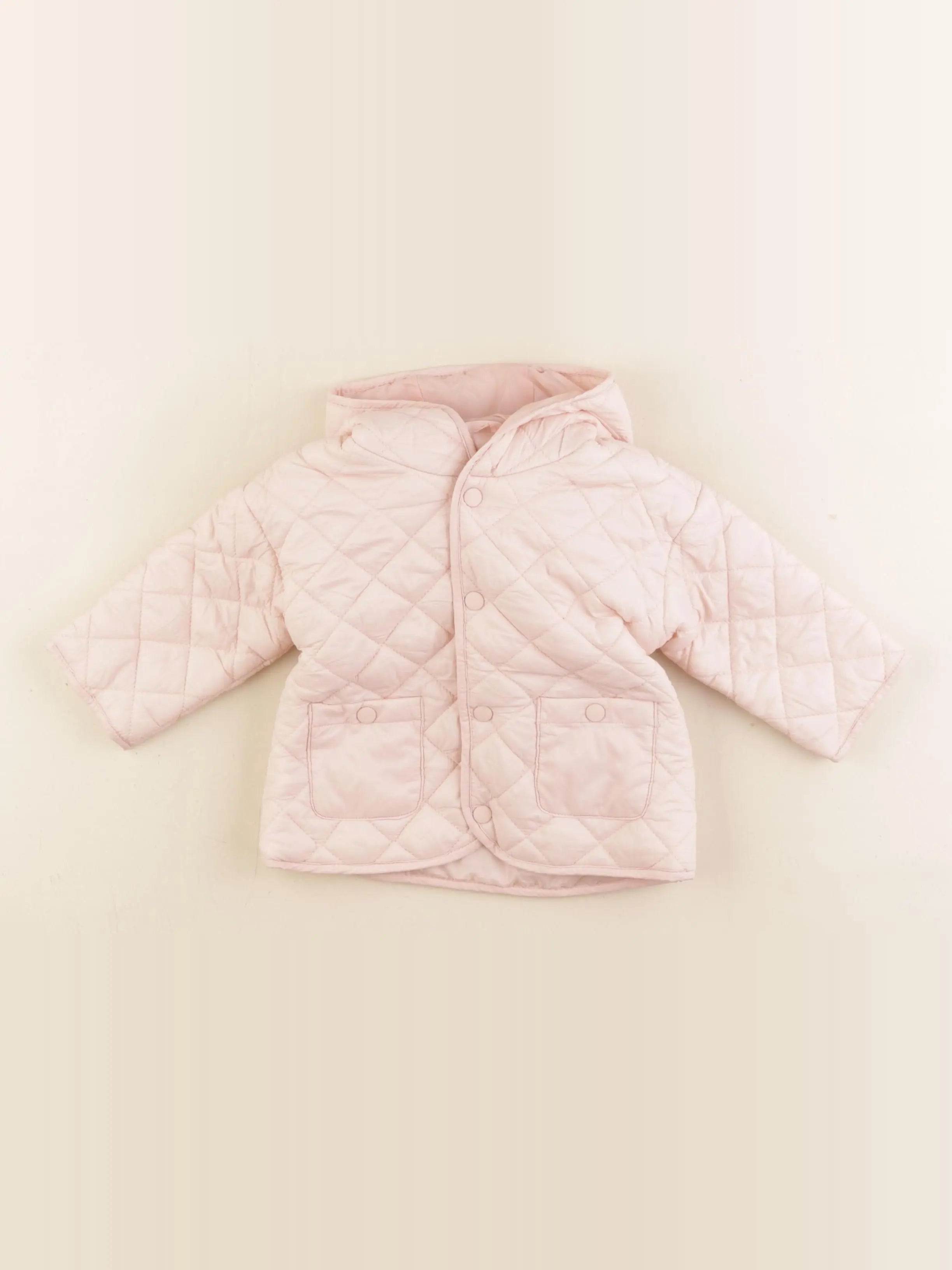 Vertbaudet - doudoune rose - 6 mois