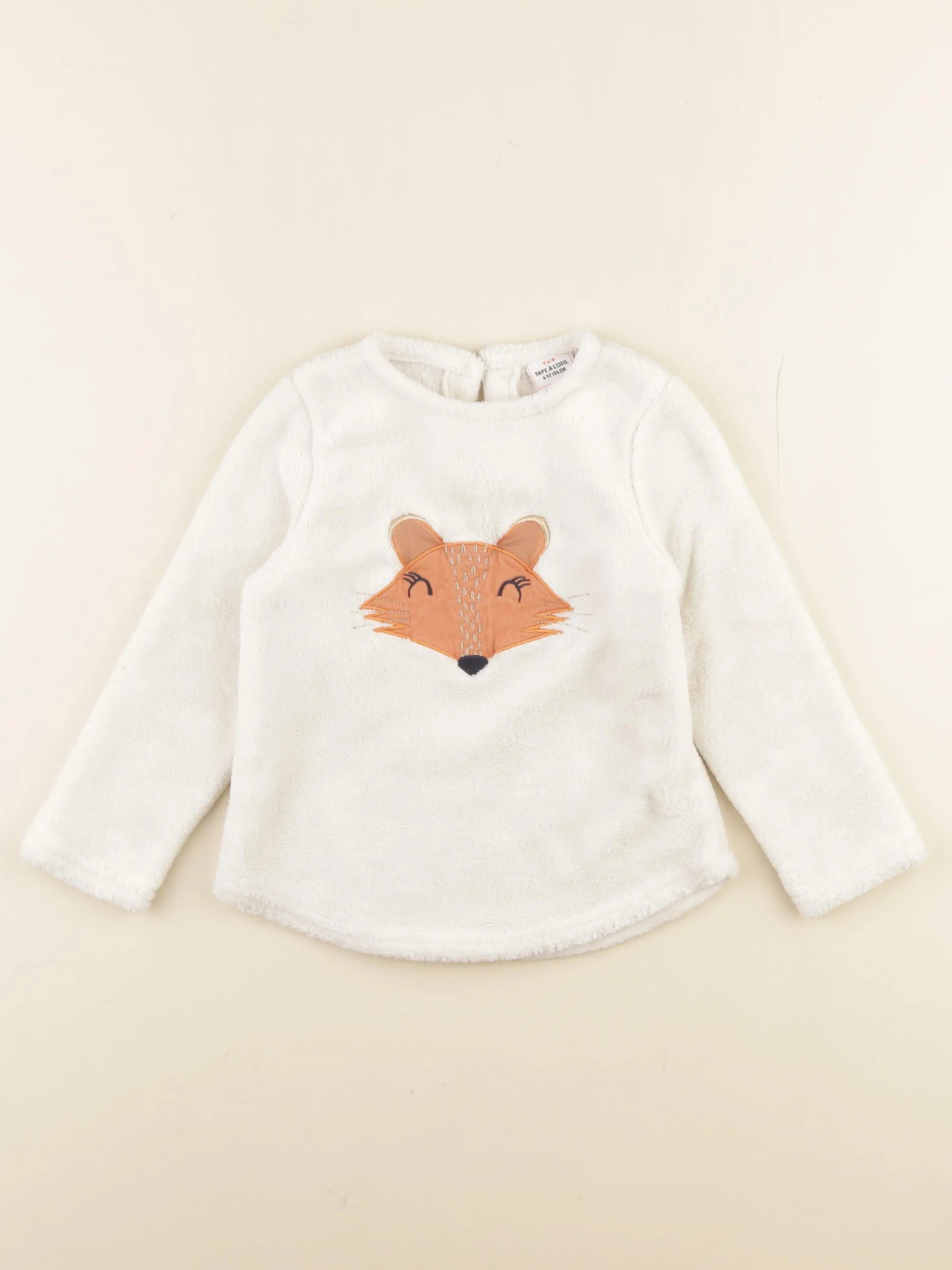 Tape à l'oeil - pull blanc - 4 ans