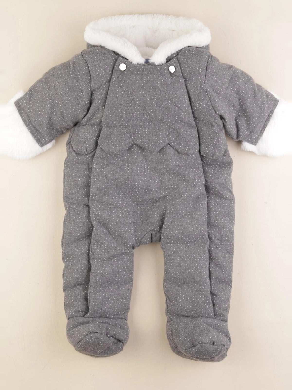 Jacadi - combi-pilote gris - 6 mois