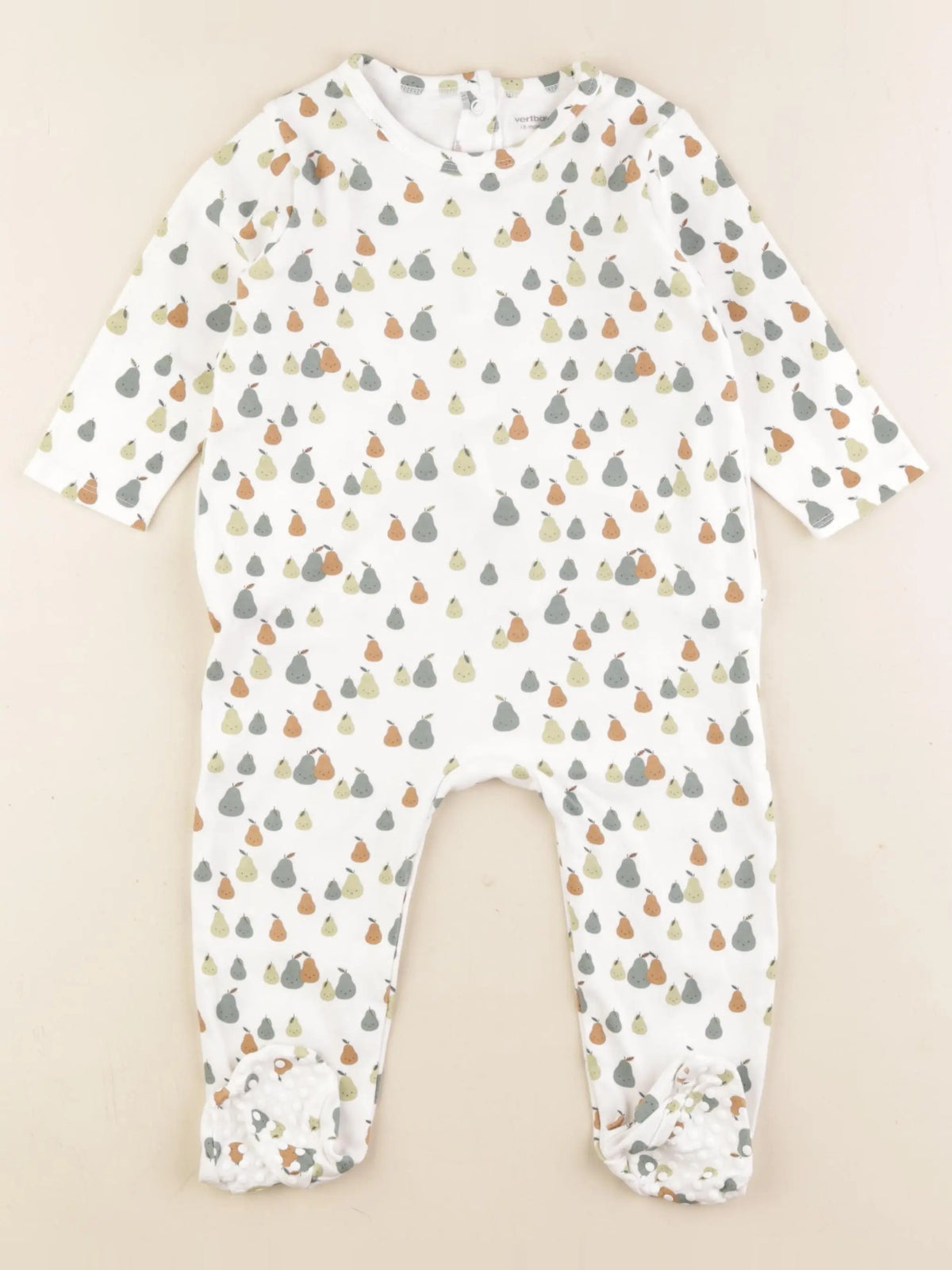 Vertbaudet - pyjama coton multicolore - 18 mois