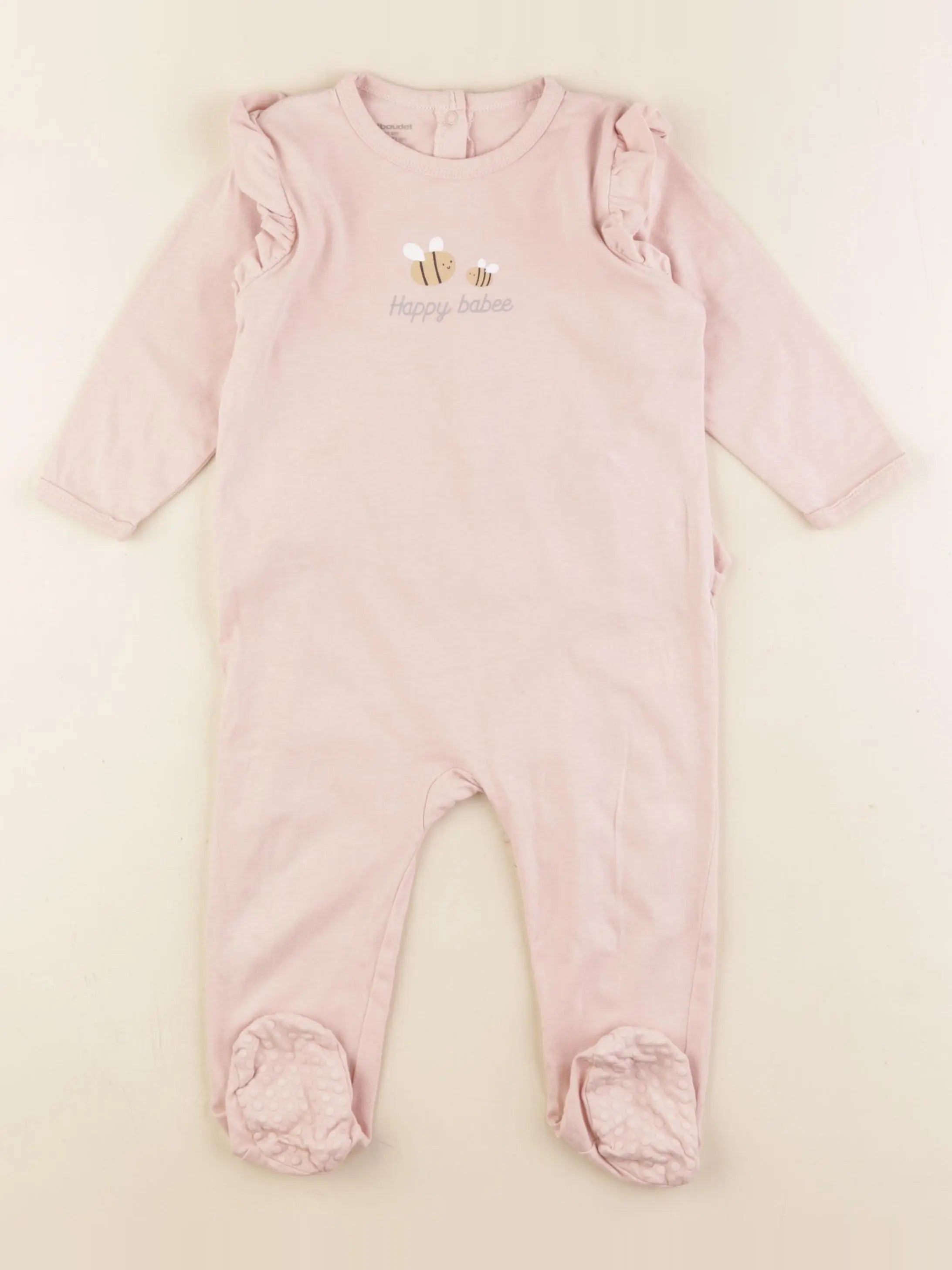 Vertbaudet - pyjama coton rose - 18 mois