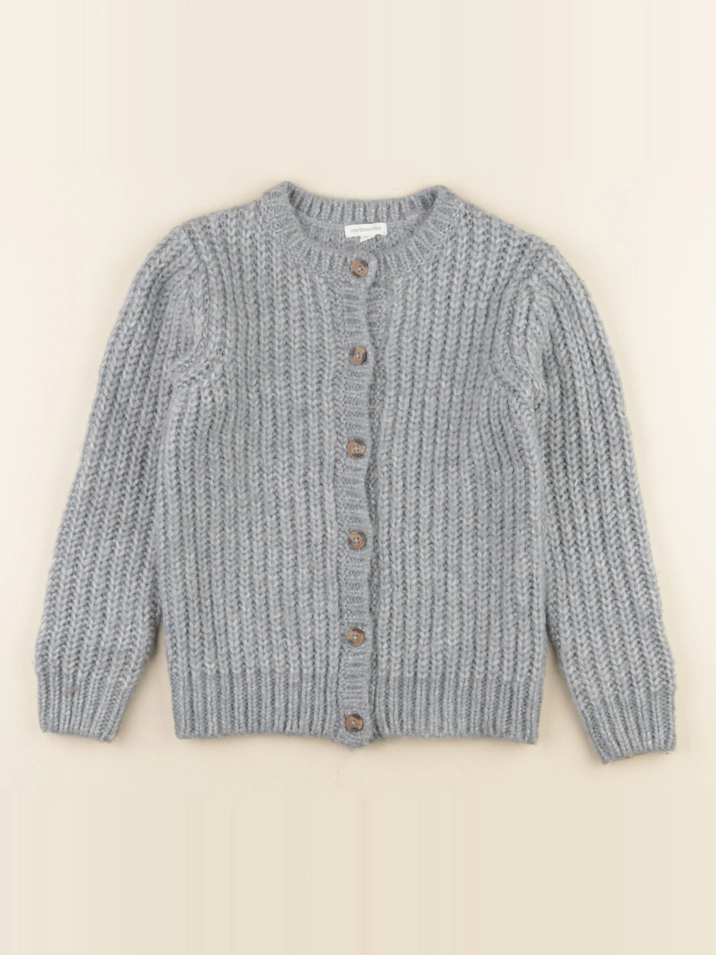 Vertbaudet - gilet bleu - 8 ans