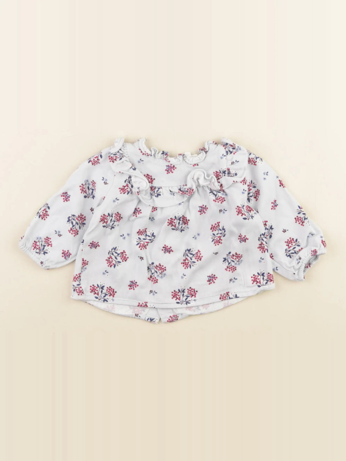 Carrément Beau - blouse violet - 6 mois