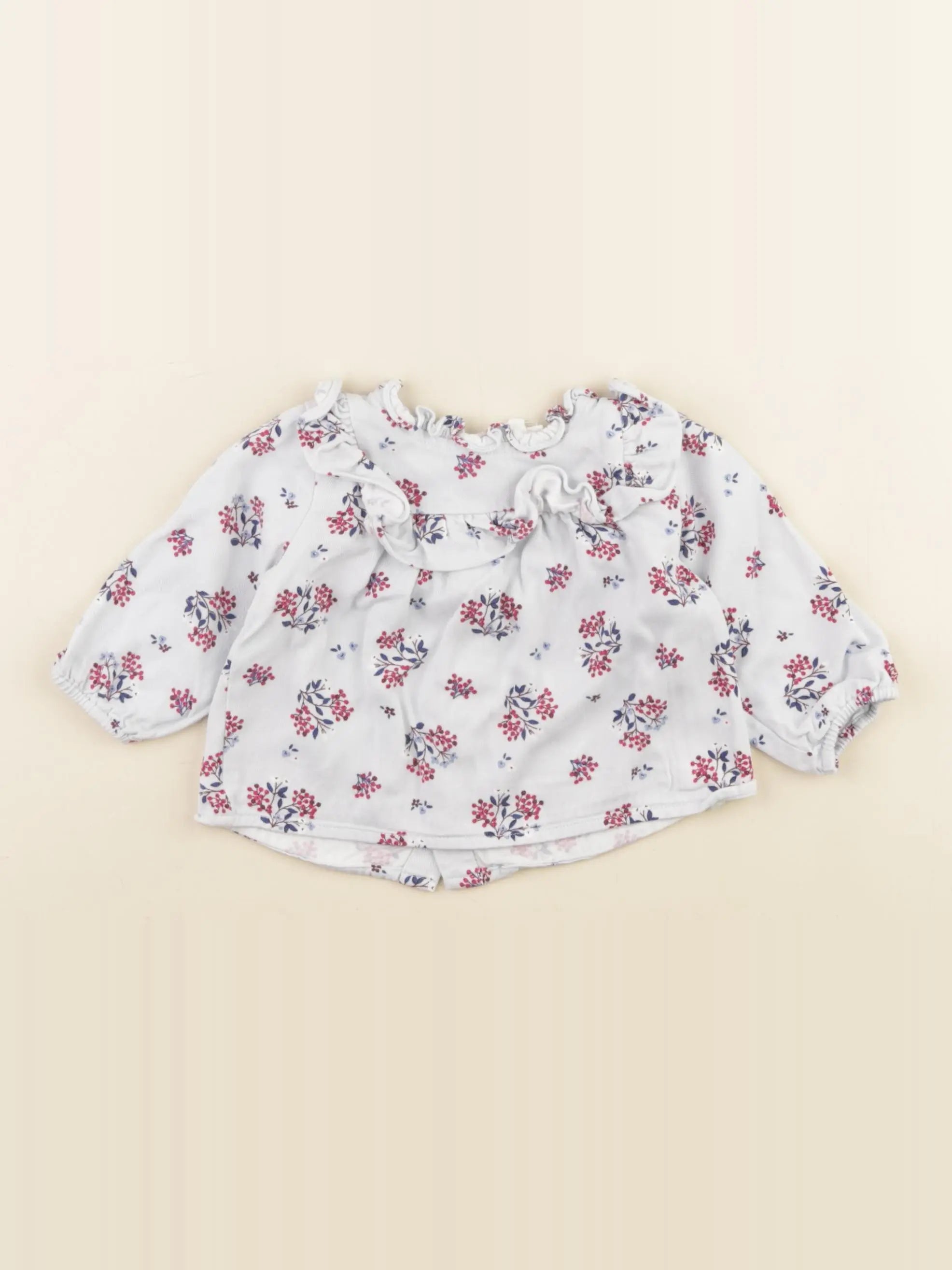 Carrément Beau - blouse violet - 6 mois