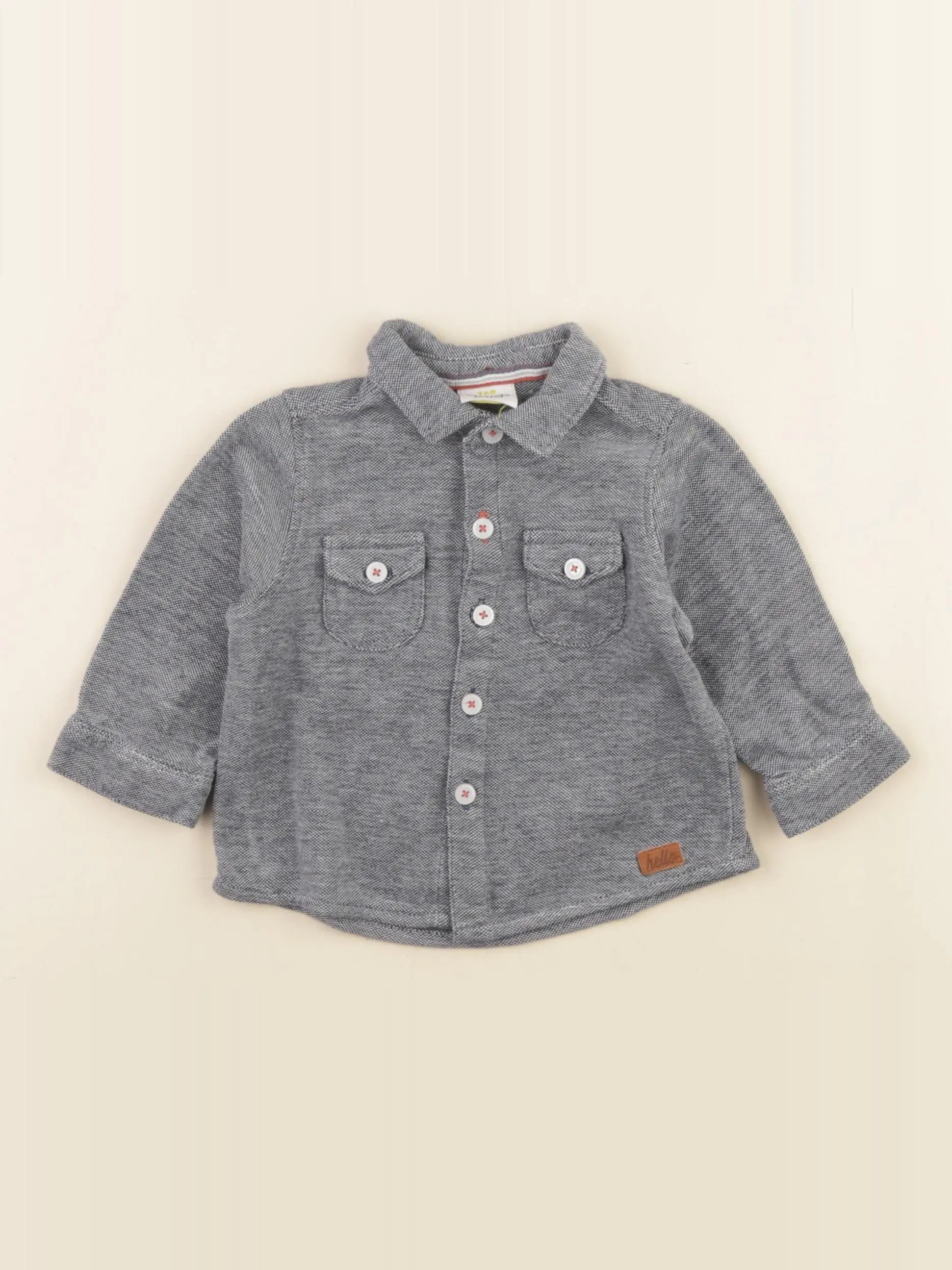 Tape à l'oeil - chemise noir, gris - 6 mois