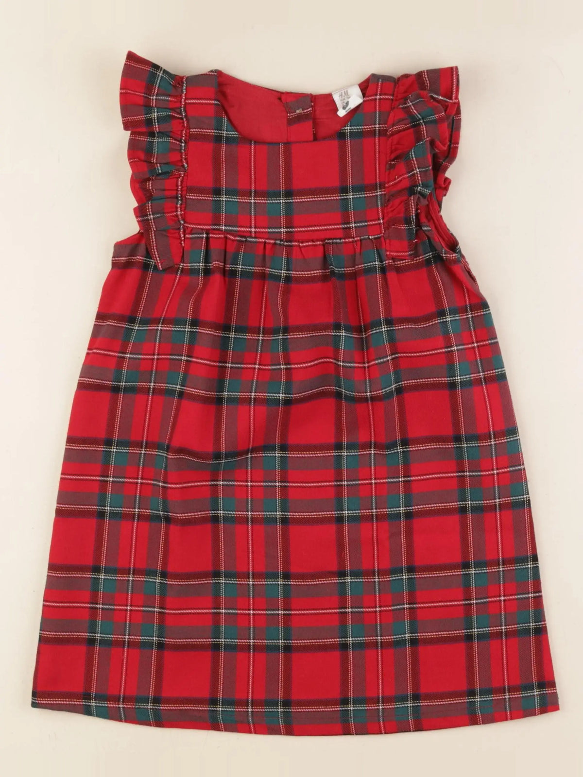 H&M - robe rouge - 3/4 ans