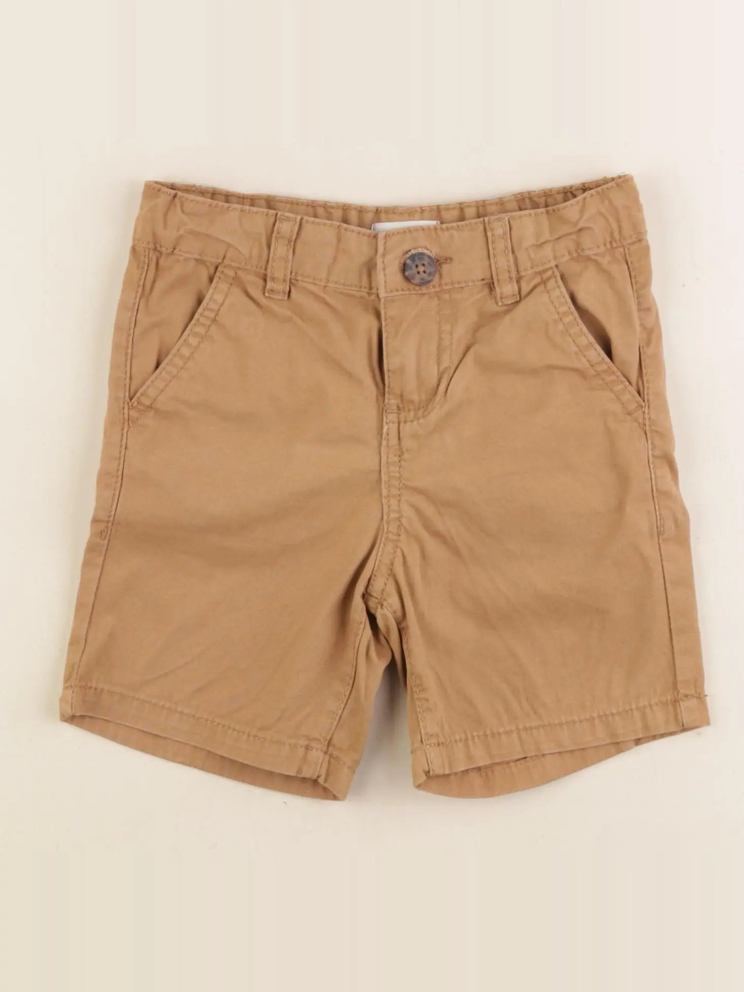 Vertbaudet - short marron - 2 ans