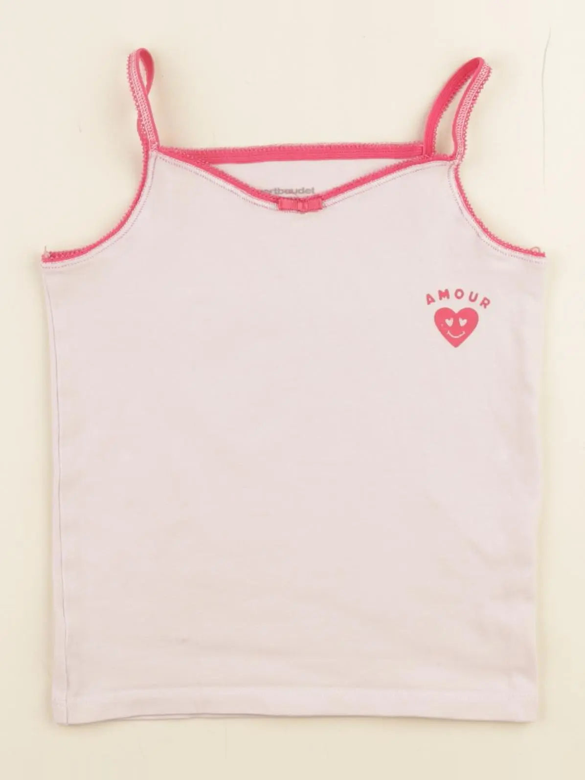 Vertbaudet - maillot de corps rose - 3 ans
