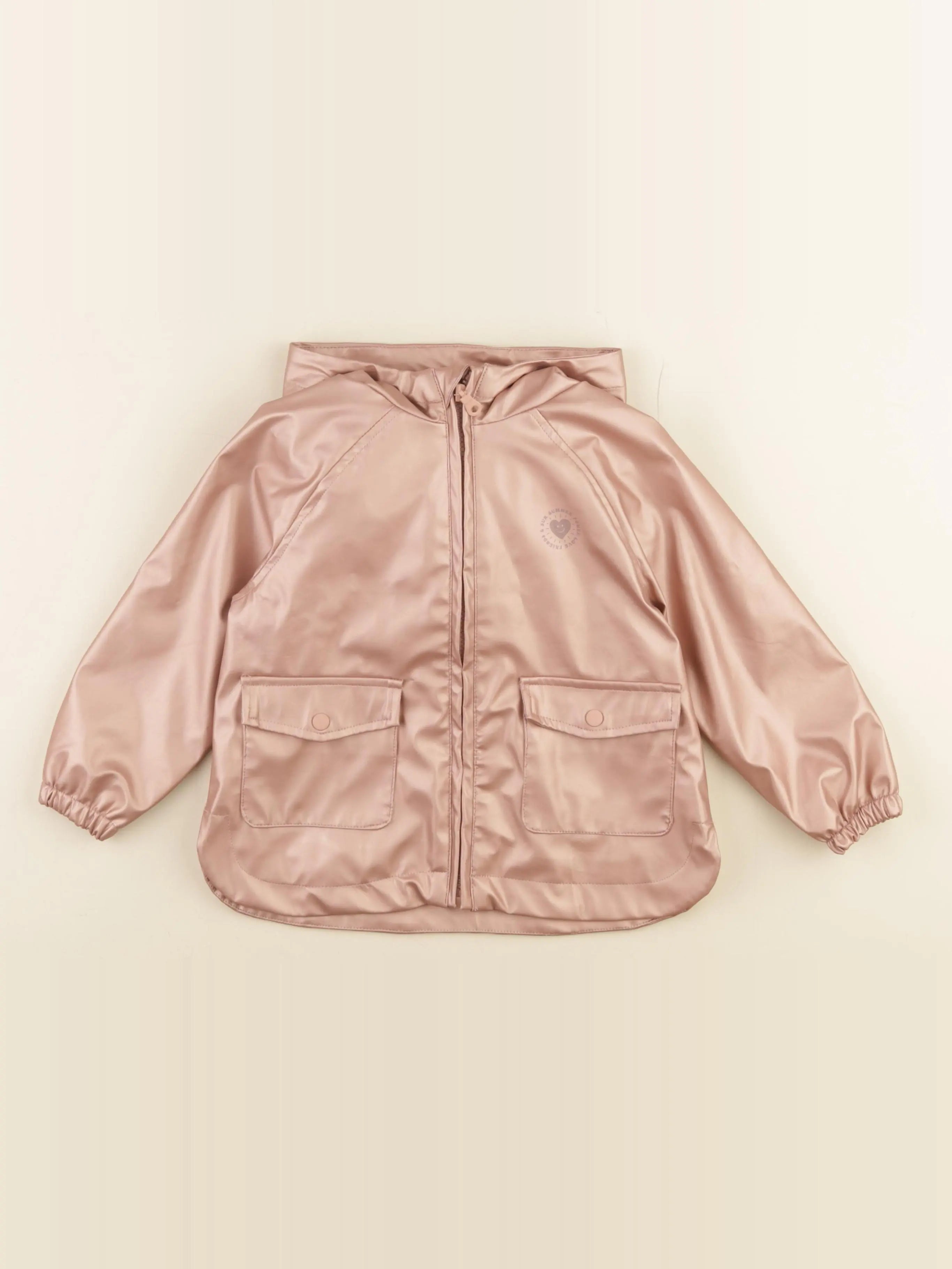 Vertbaudet - imperméable rose - 3 ans