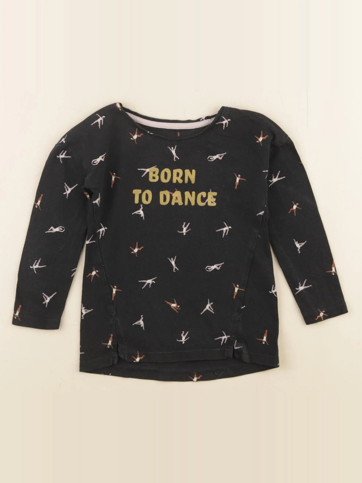 Vertbaudet - tee-shirt noir - 3 ans