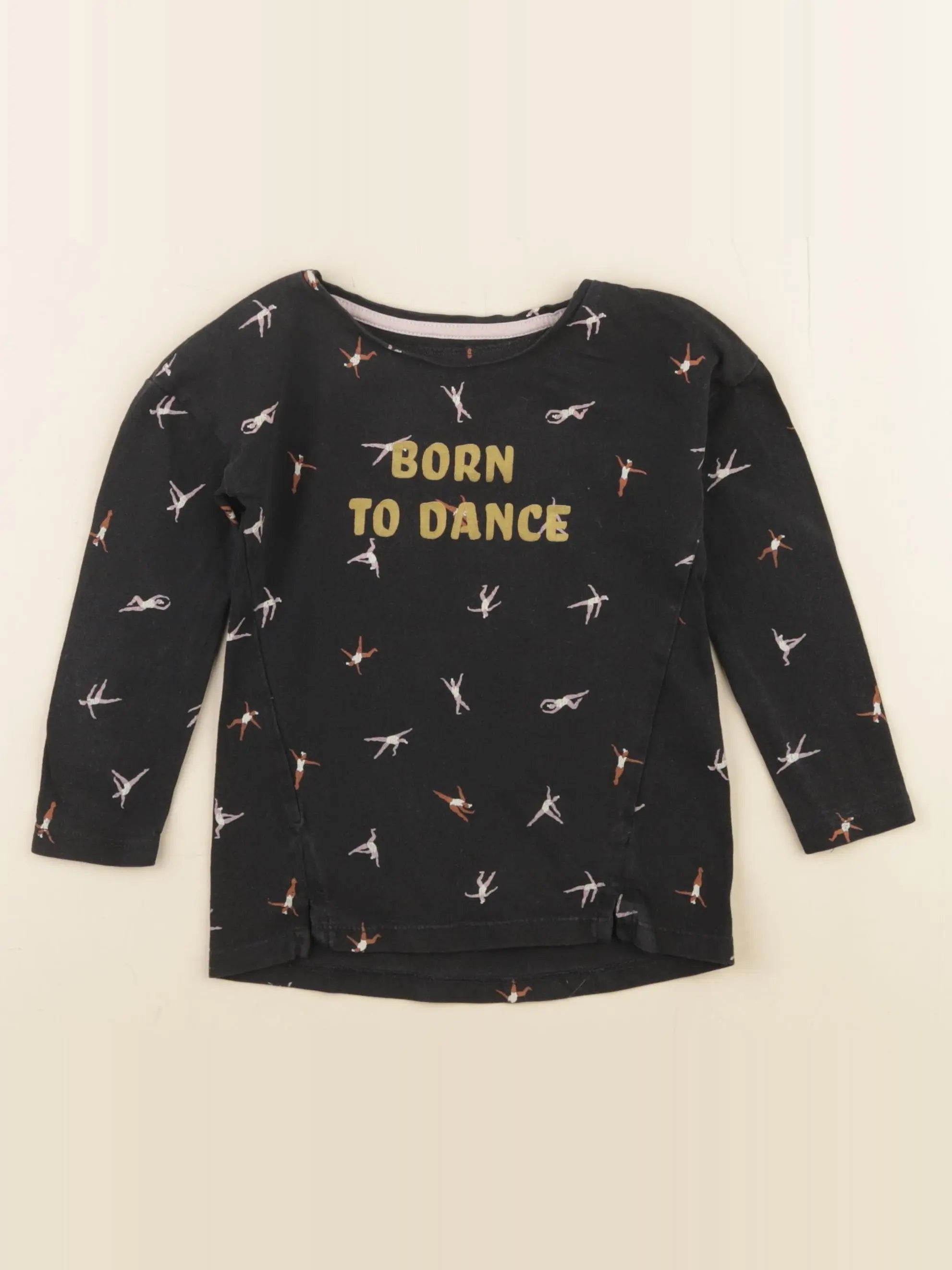 Vertbaudet - tee-shirt noir - 3 ans