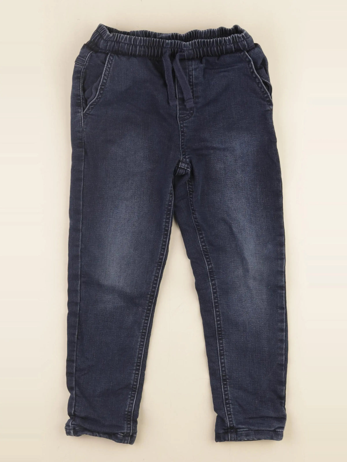 Vertbaudet - jean doublé bleu - 6 ans