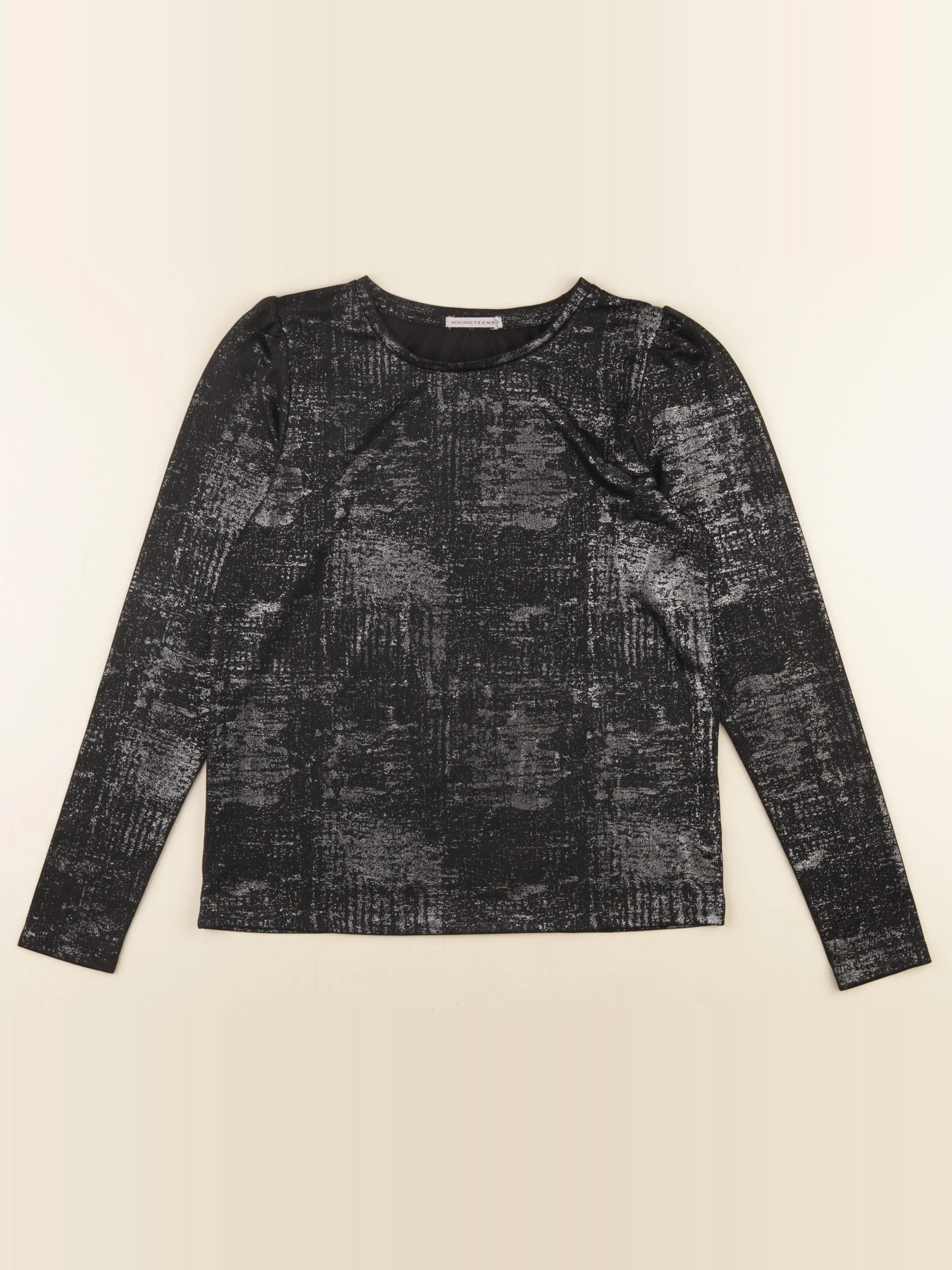 Monoprix - tee-shirt noir - 14 ans