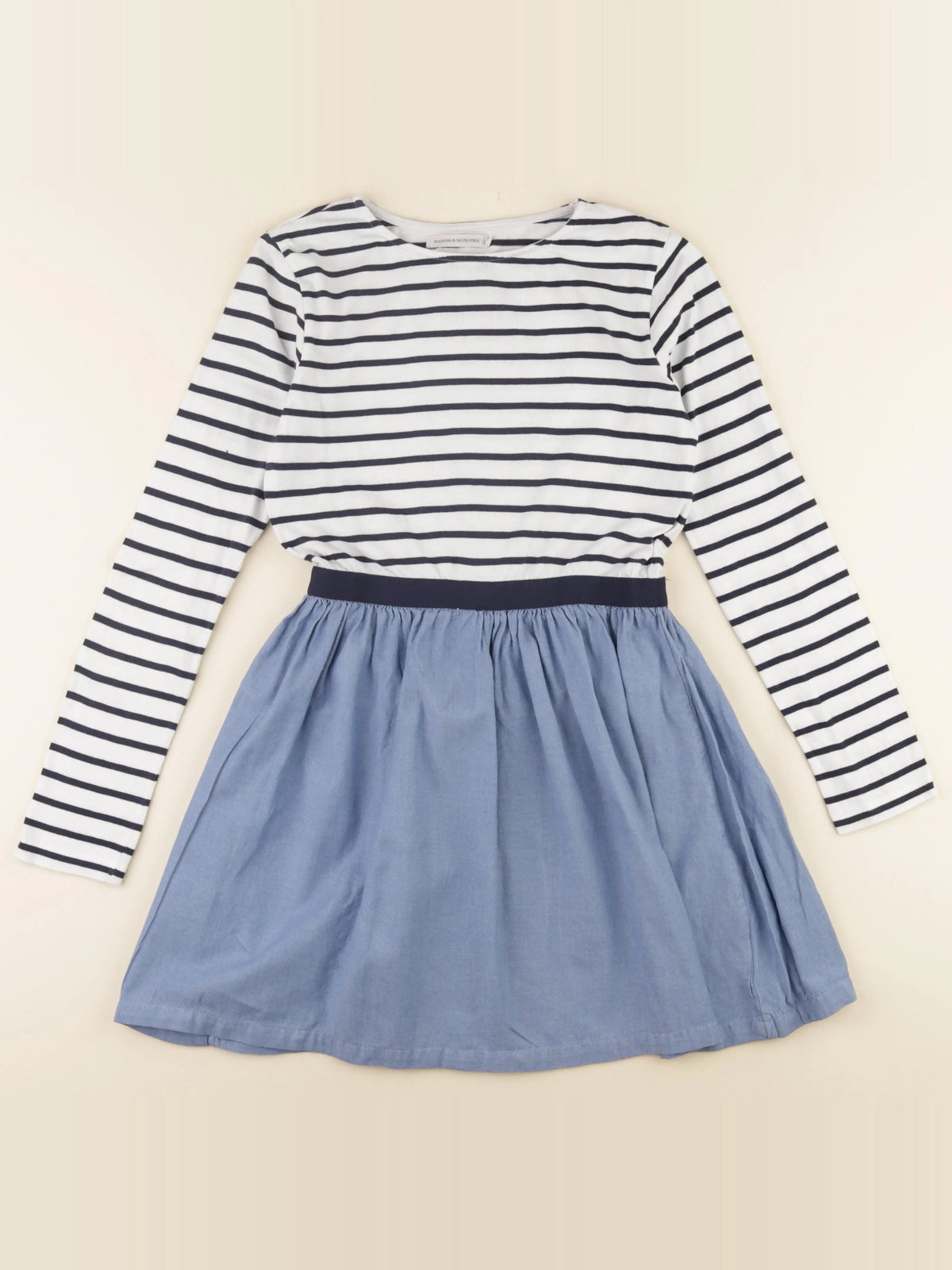 Monoprix - robe bleu - 14 ans