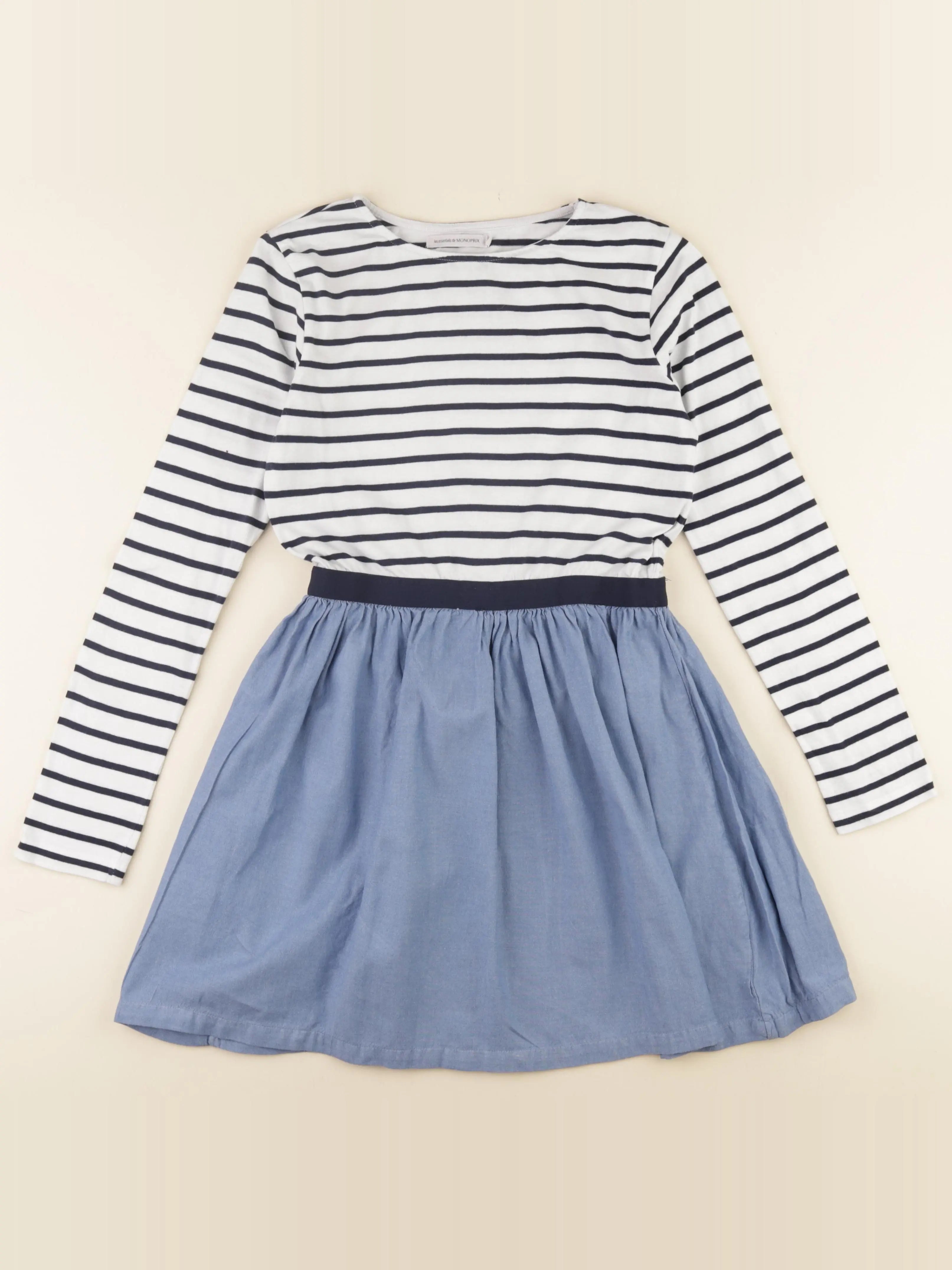 Monoprix - robe bleu - 14 ans