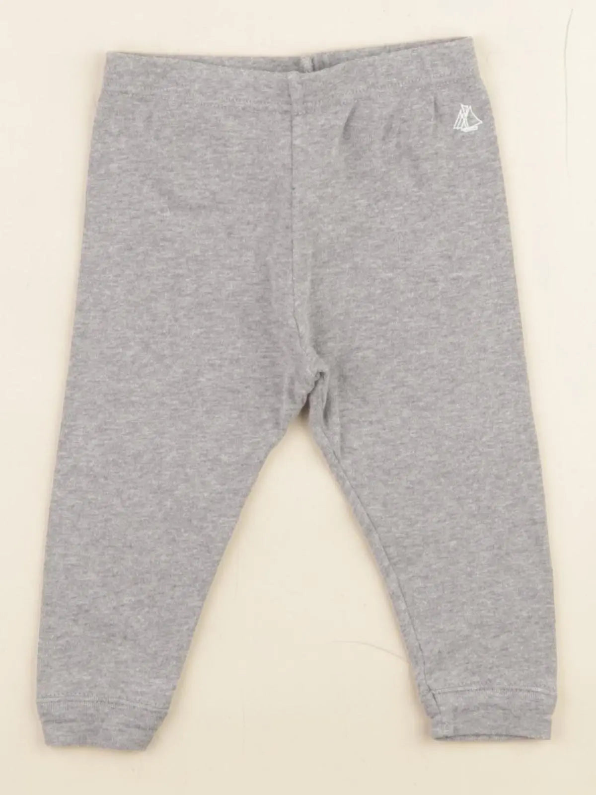 Petit Bateau - legging gris - 12 mois
