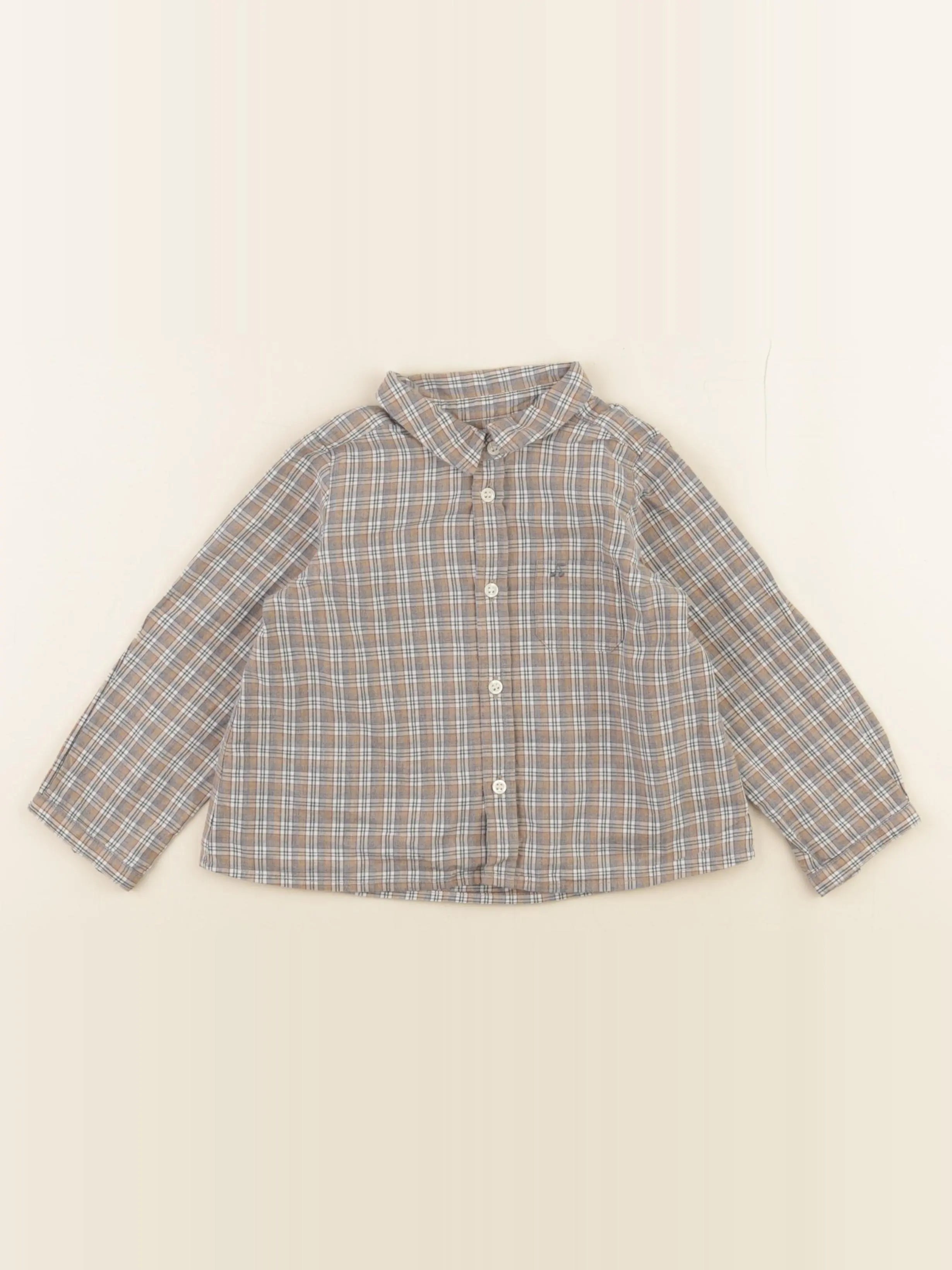 Bonpoint - chemise multicolore - 2 ans