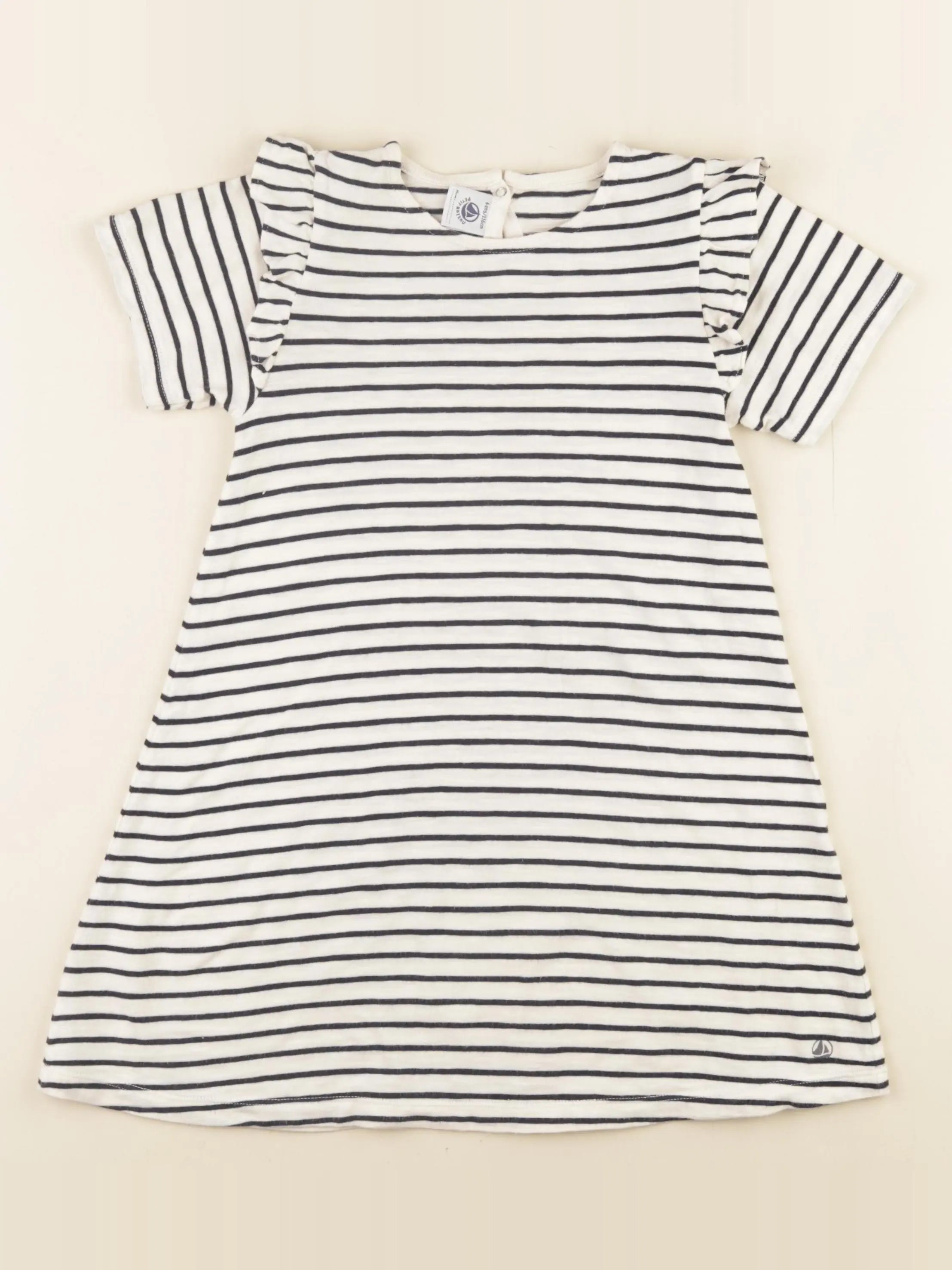 Petit Bateau - robe bleu - 6 ans