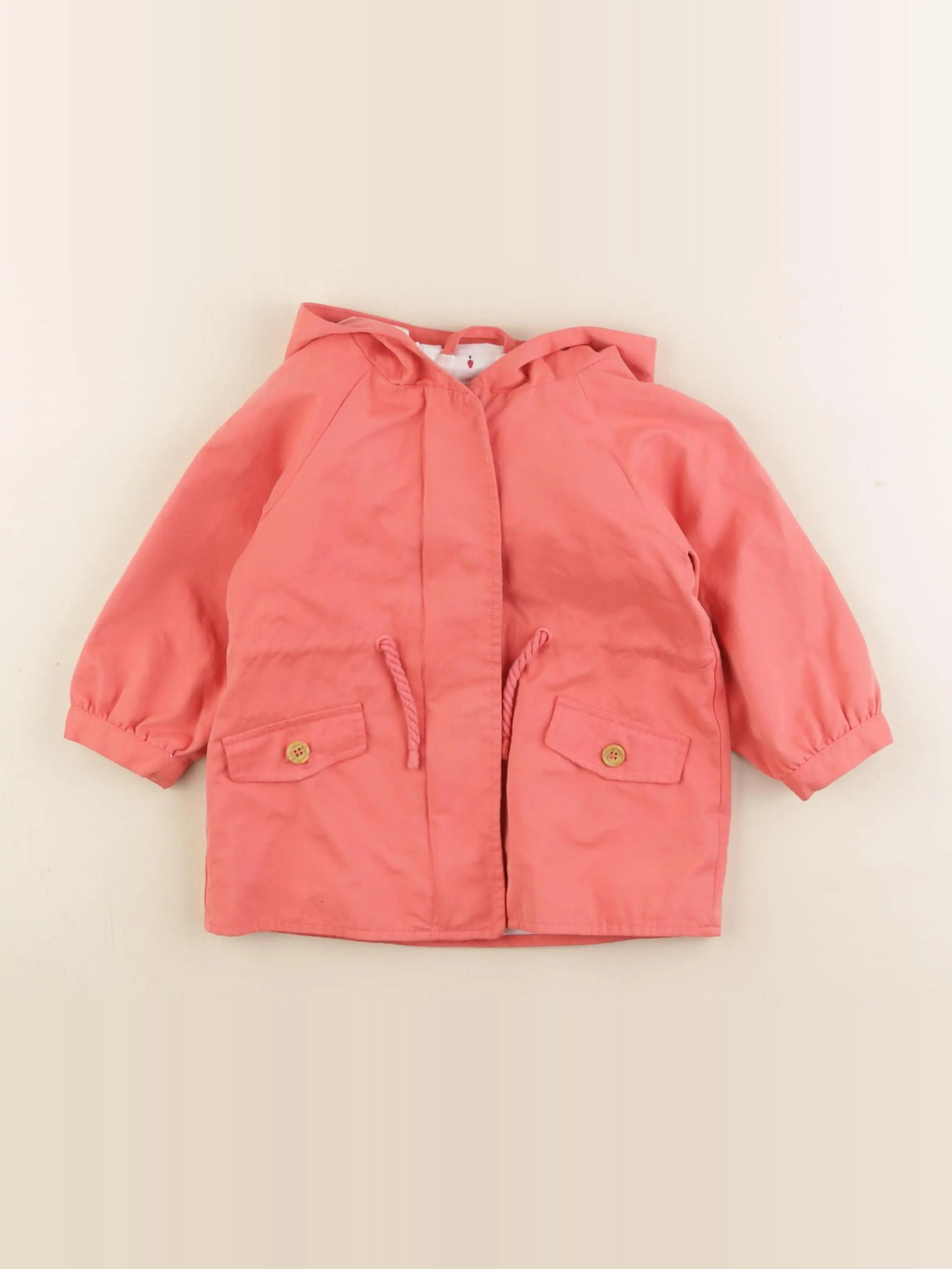 Vertbaudet - coupe-vent orange - 2 ans