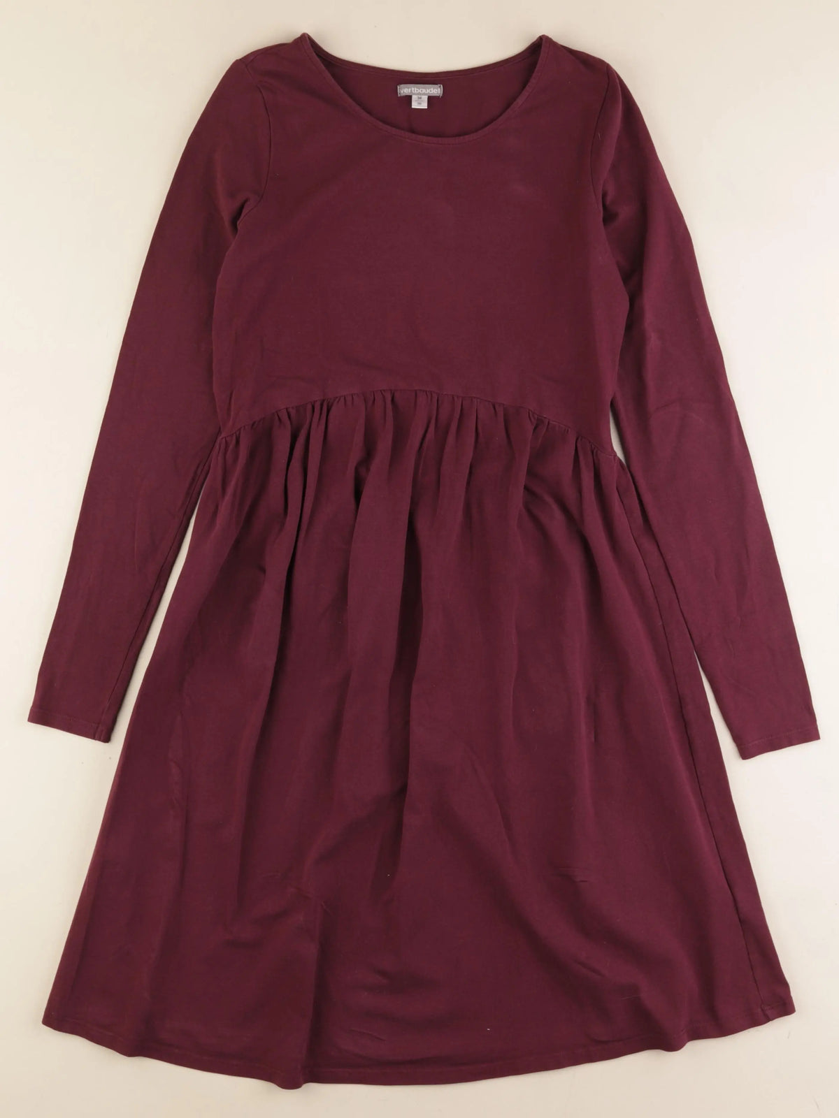 Vertbaudet - robe grossesse rouge - 34 à 36