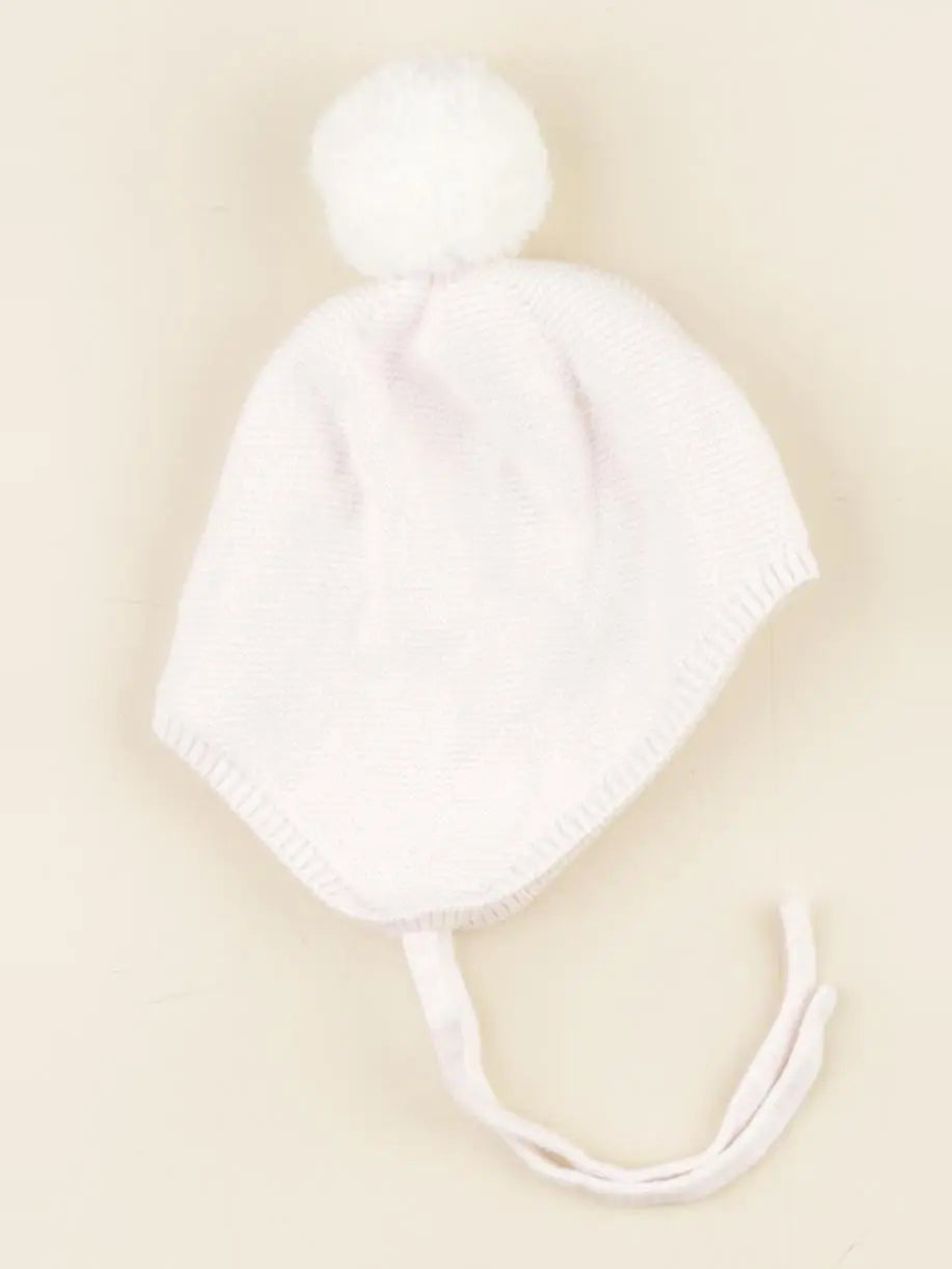 Jacadi - bonnet rose - 1 mois